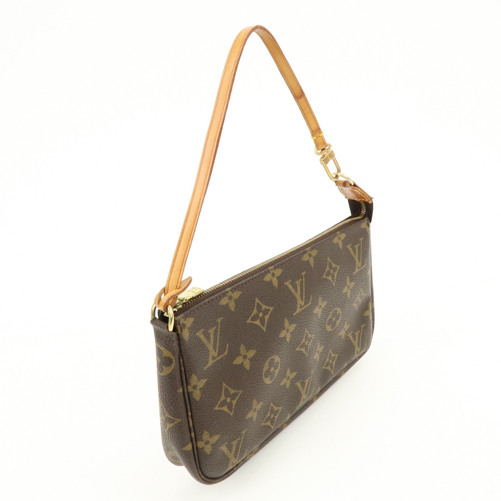 Louis Vuitton Monogram Pochette Accessoires Pouch Hand Bag M51980
