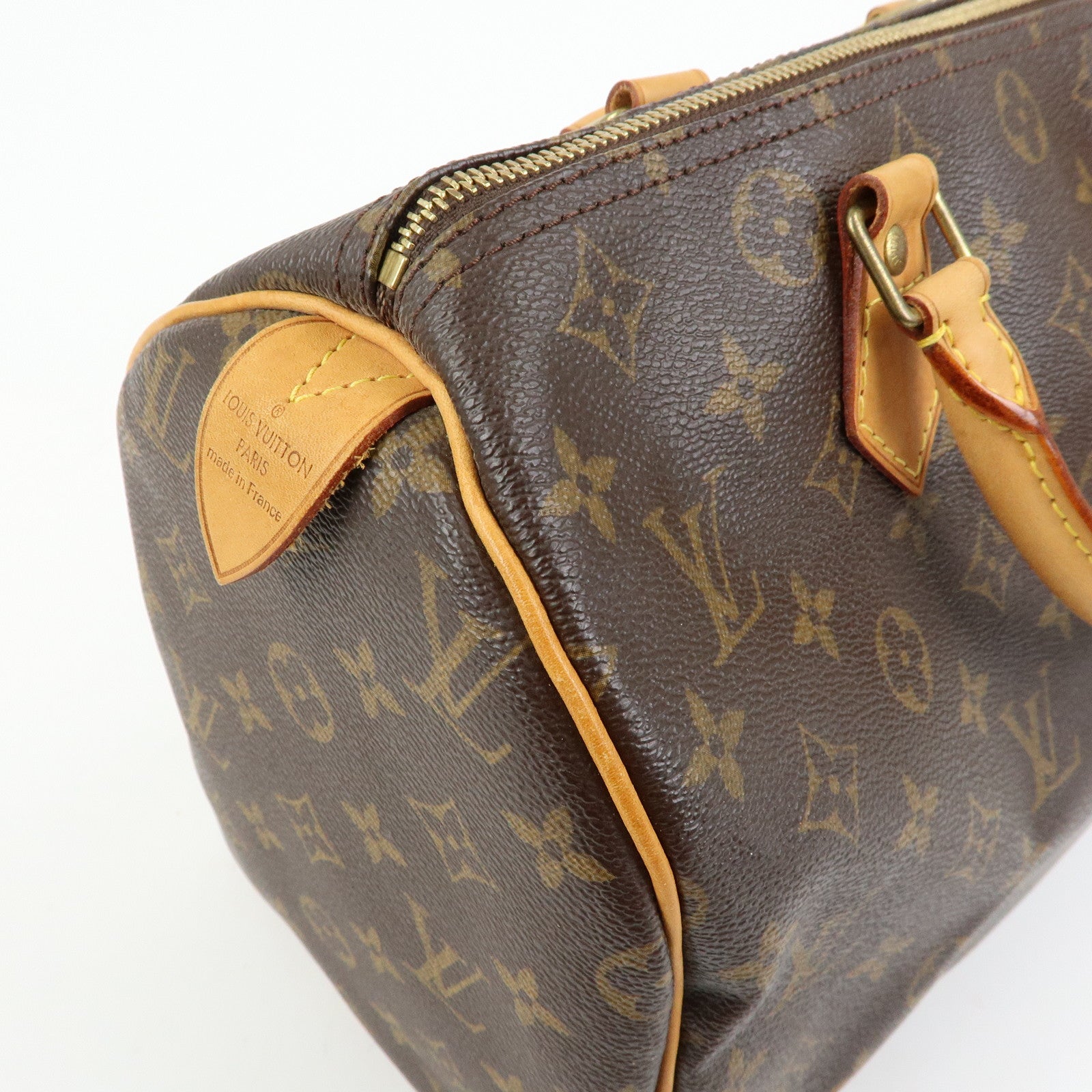 Louis Vuitton Monogram Speedy 30 Boston Bag Hand Bag Brown M41526