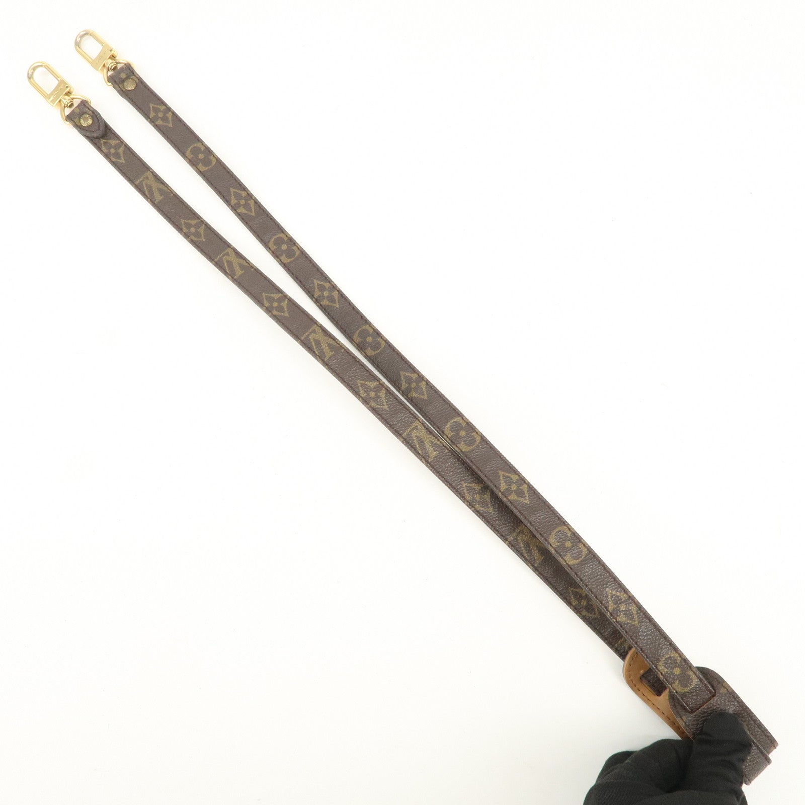 Louis Vuitton Monogram Canvas Shoulder Strap 120cm Brown J75010 Used