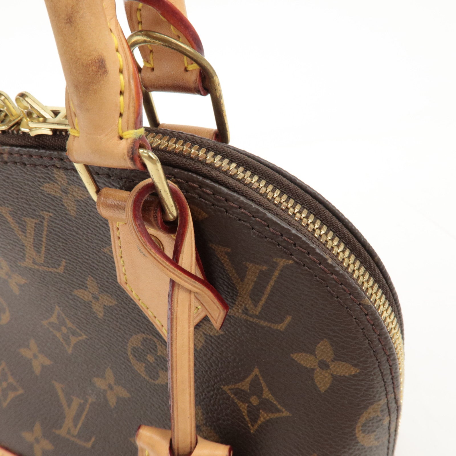 Louis Vuitton Monogram Alma BB 2Way Bag Hand Bag M53152 Used