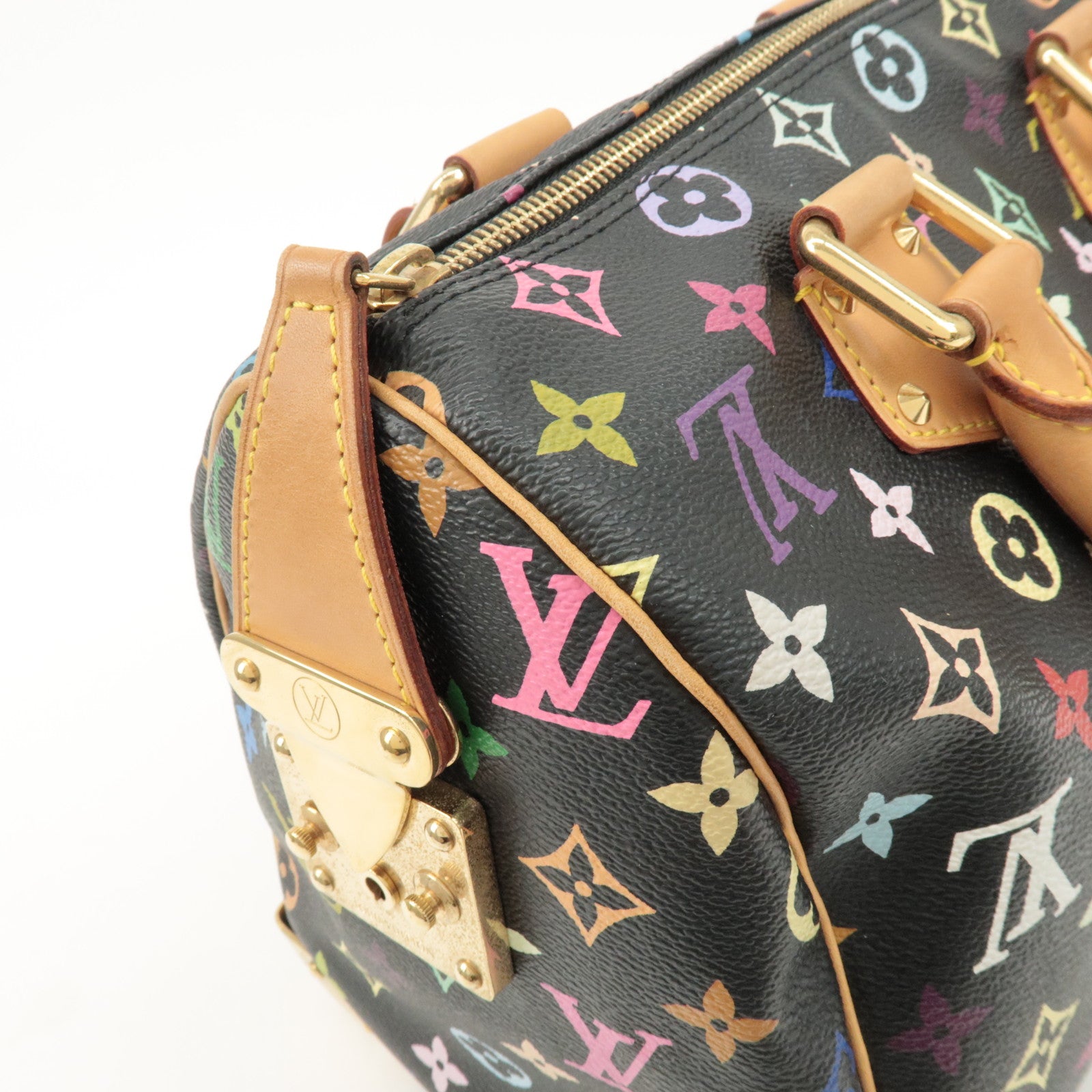 Louis Vuitton Monogram Multicolor Speedy 30 Hand Bag M92642 Used