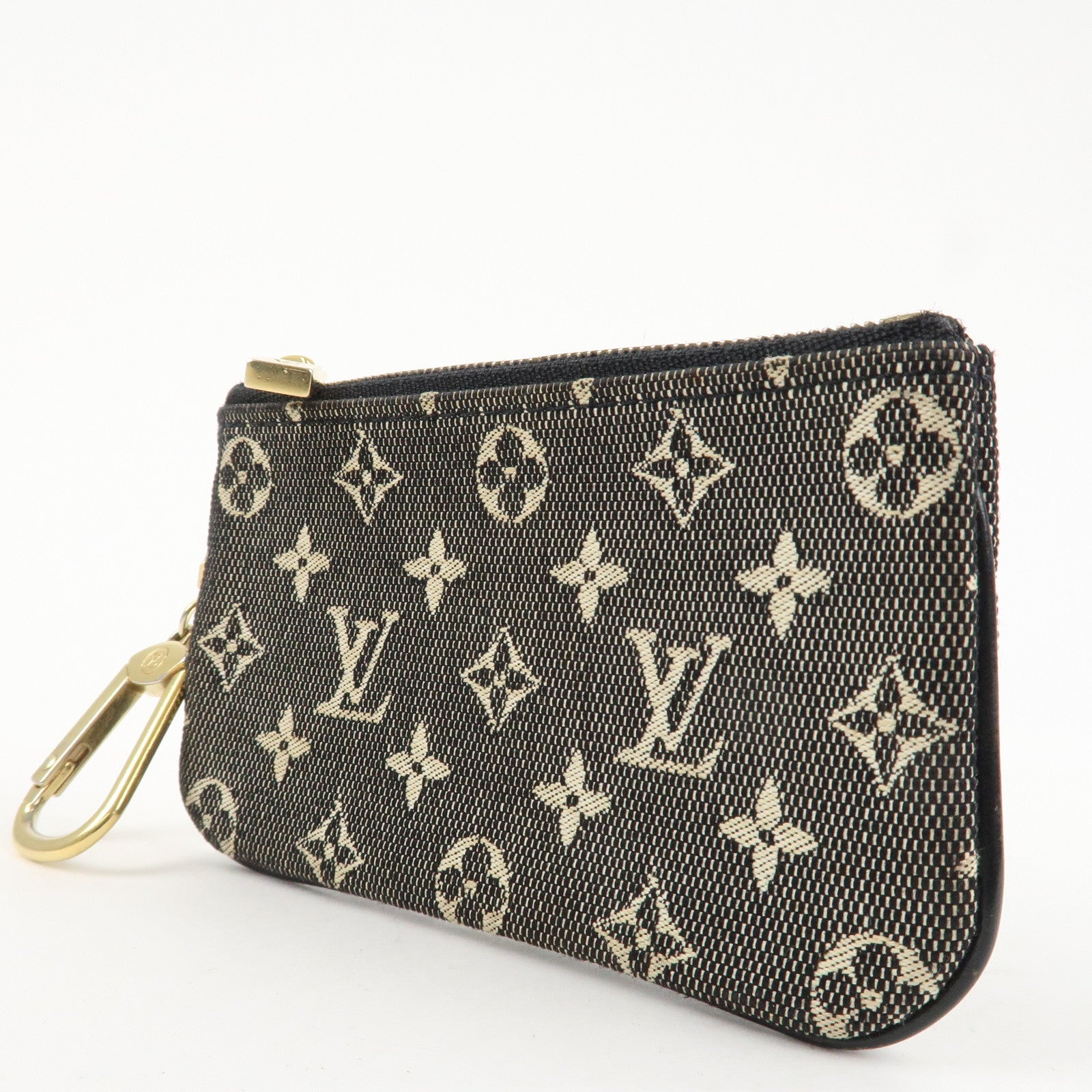Louis Vuitton Monogram Idylle Canvas Pochette Cle Coin Case M62995 Used