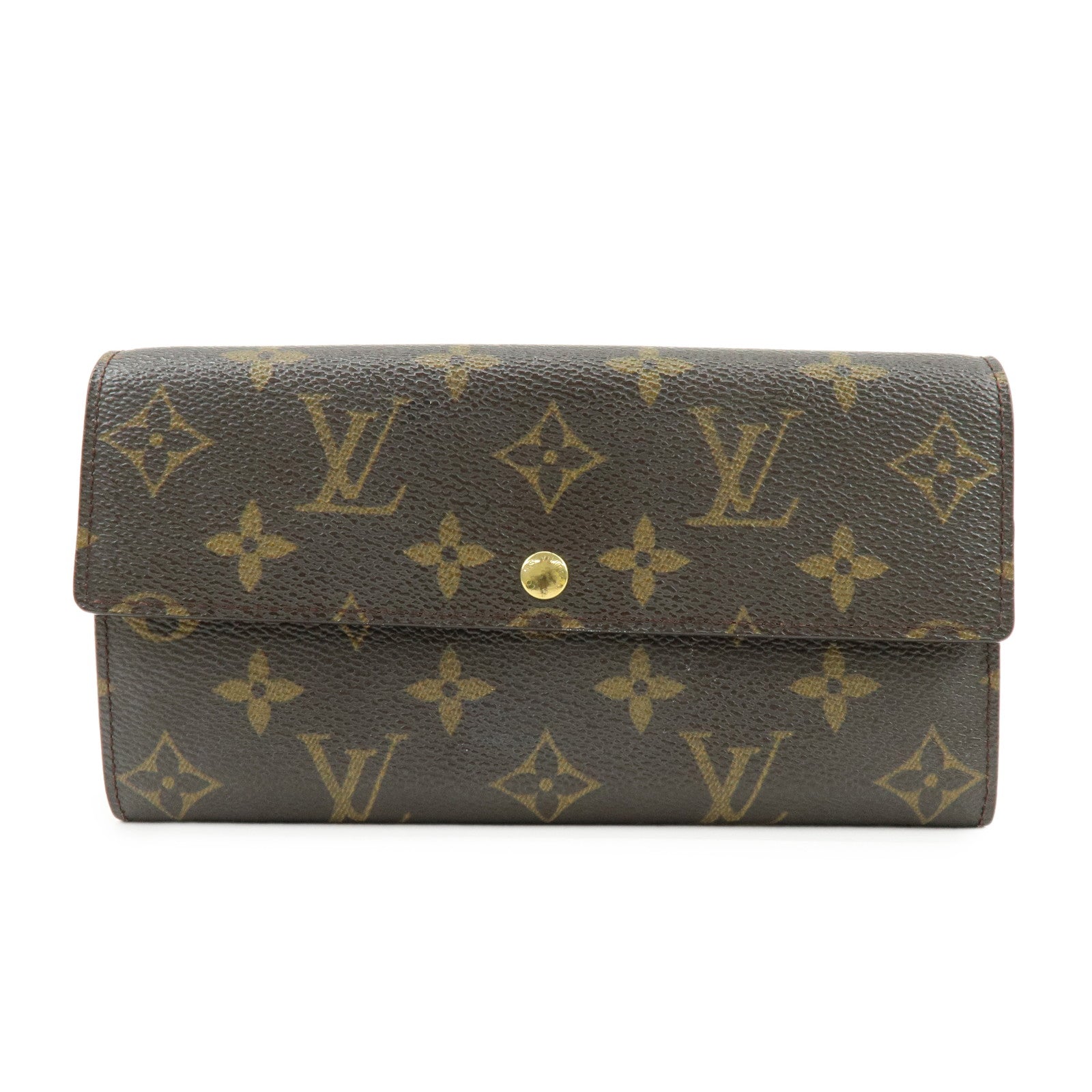 Louis Vuitton Monogram Porte Monnaie Credit Long Wallet M61726