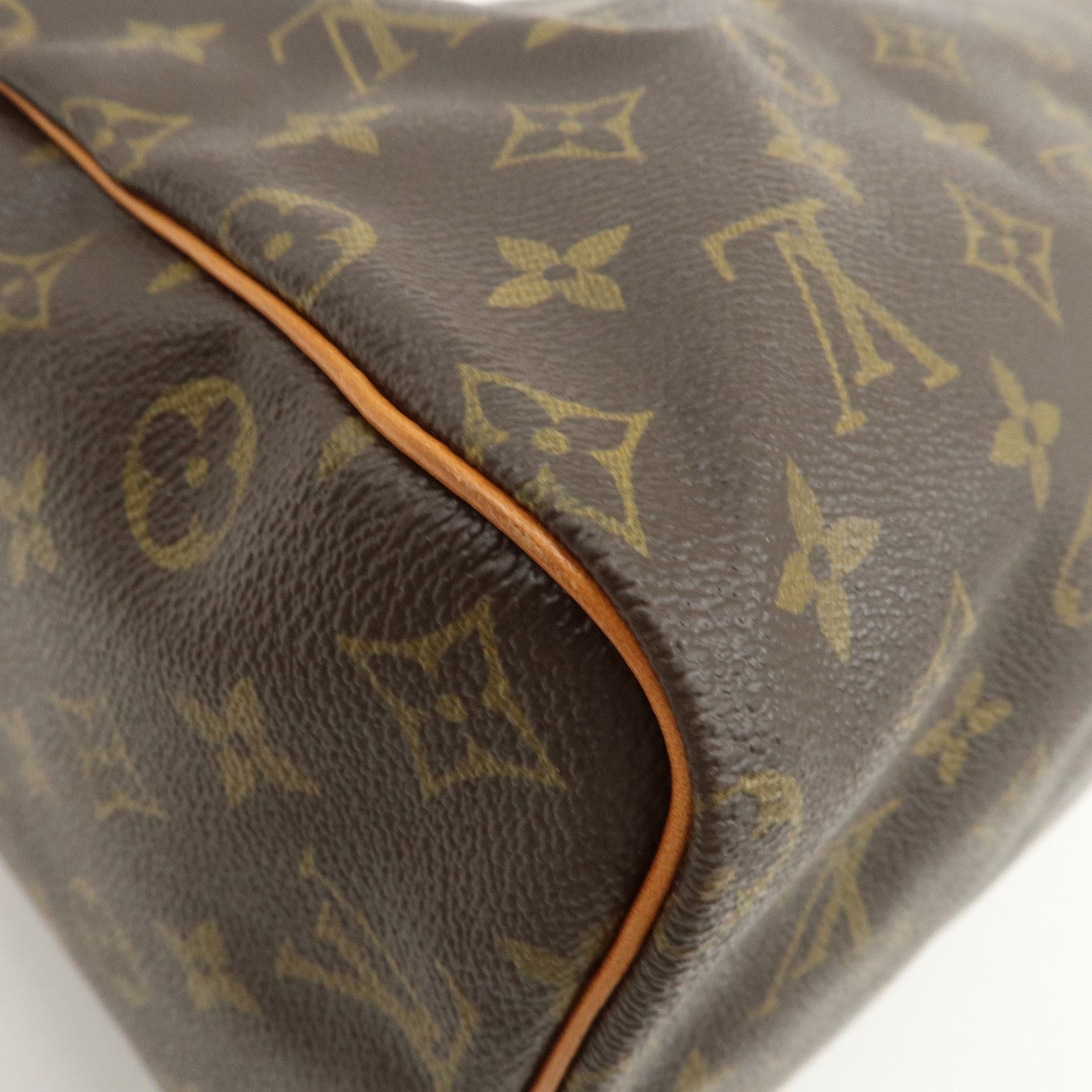 Louis Vuitton Monogram Speedy 40 Hand Bag Boston Bag Brown M41522