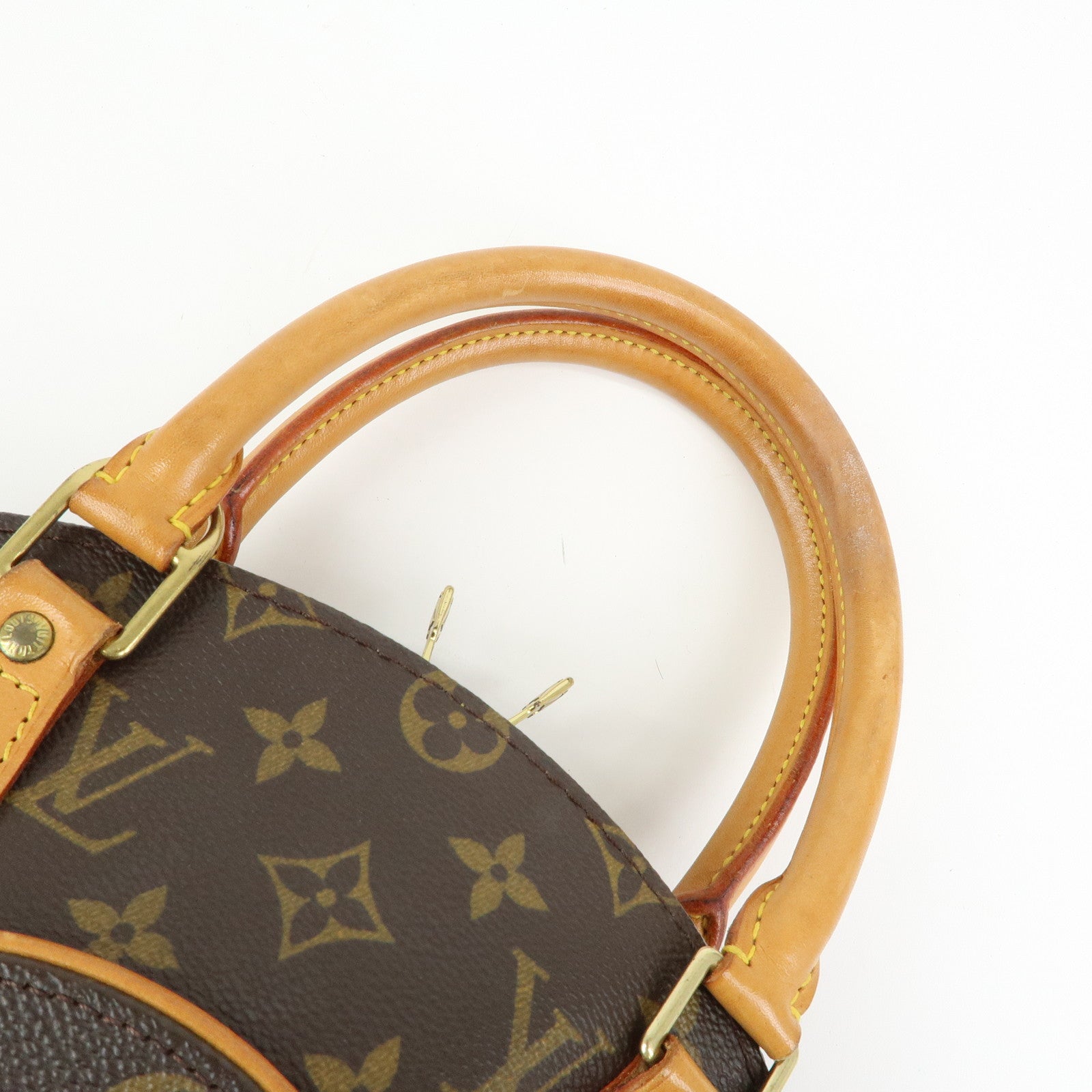 Louis Vuitton Monogram Ellipse PM Hand Bag Brown M51127