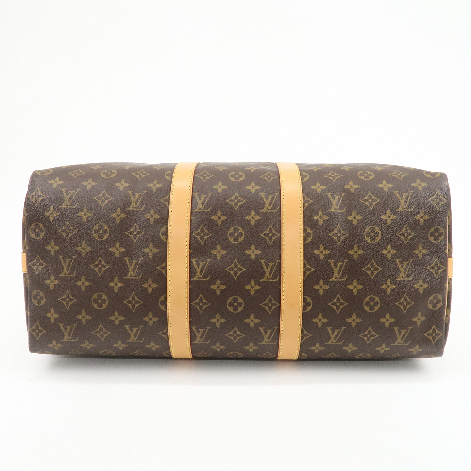 Louis Vuitton Monogram Keep All Bandouliere 50 Boston Bag M41416