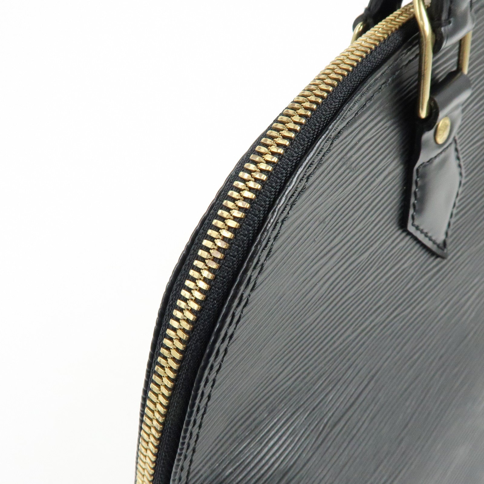 Louis Vuitton Epi Alma Hand Bag Noir Black M52142