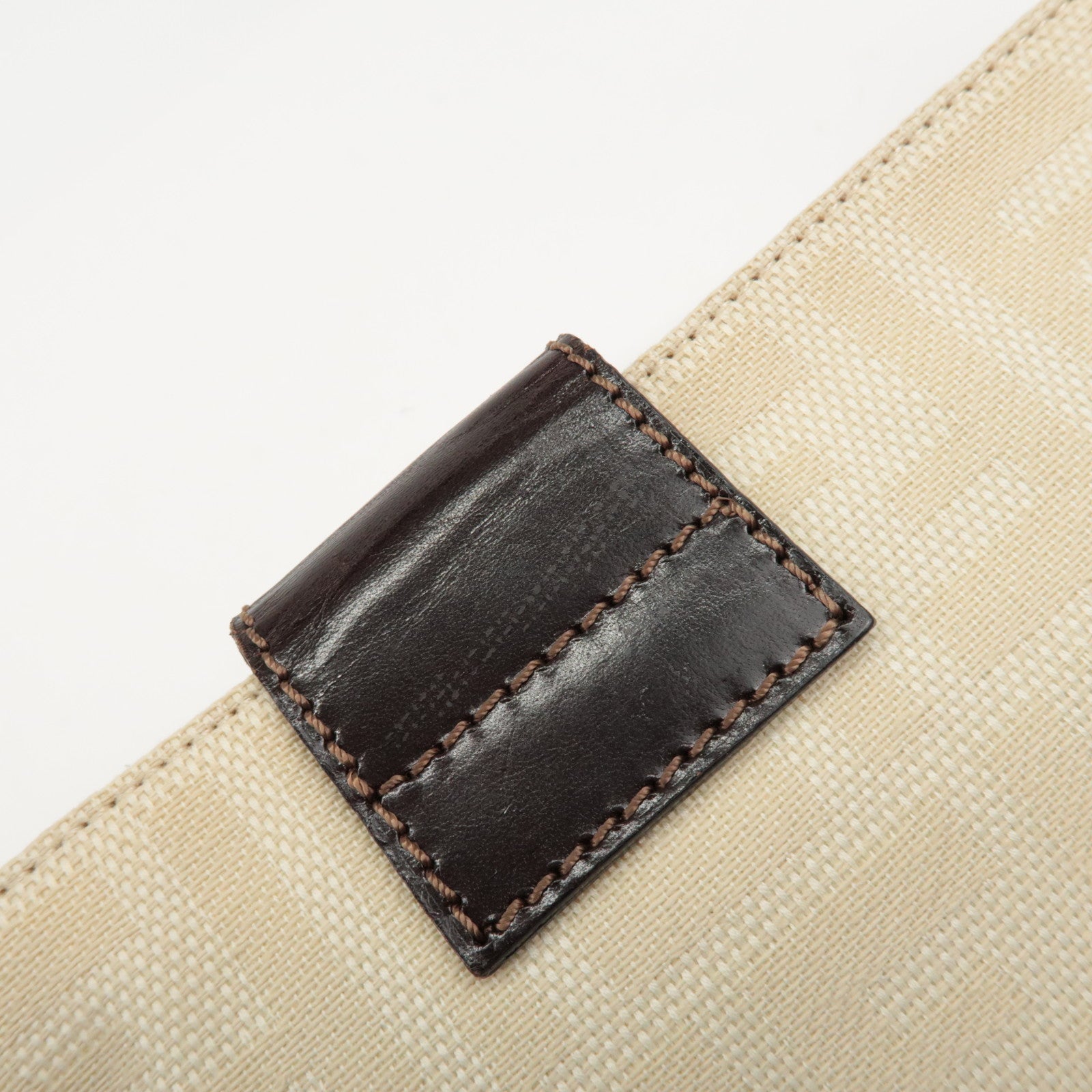 FENDI Zucca Waist Pouch Crossbody Bag Beige Brown 26685 Used