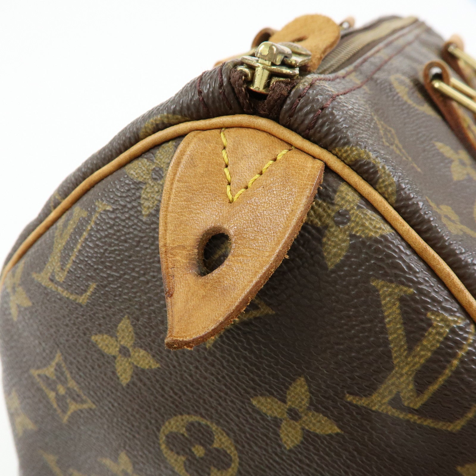 Louis Vuitton Monogram Speedy 30 Boston Bag Hand Bag Brown M41526