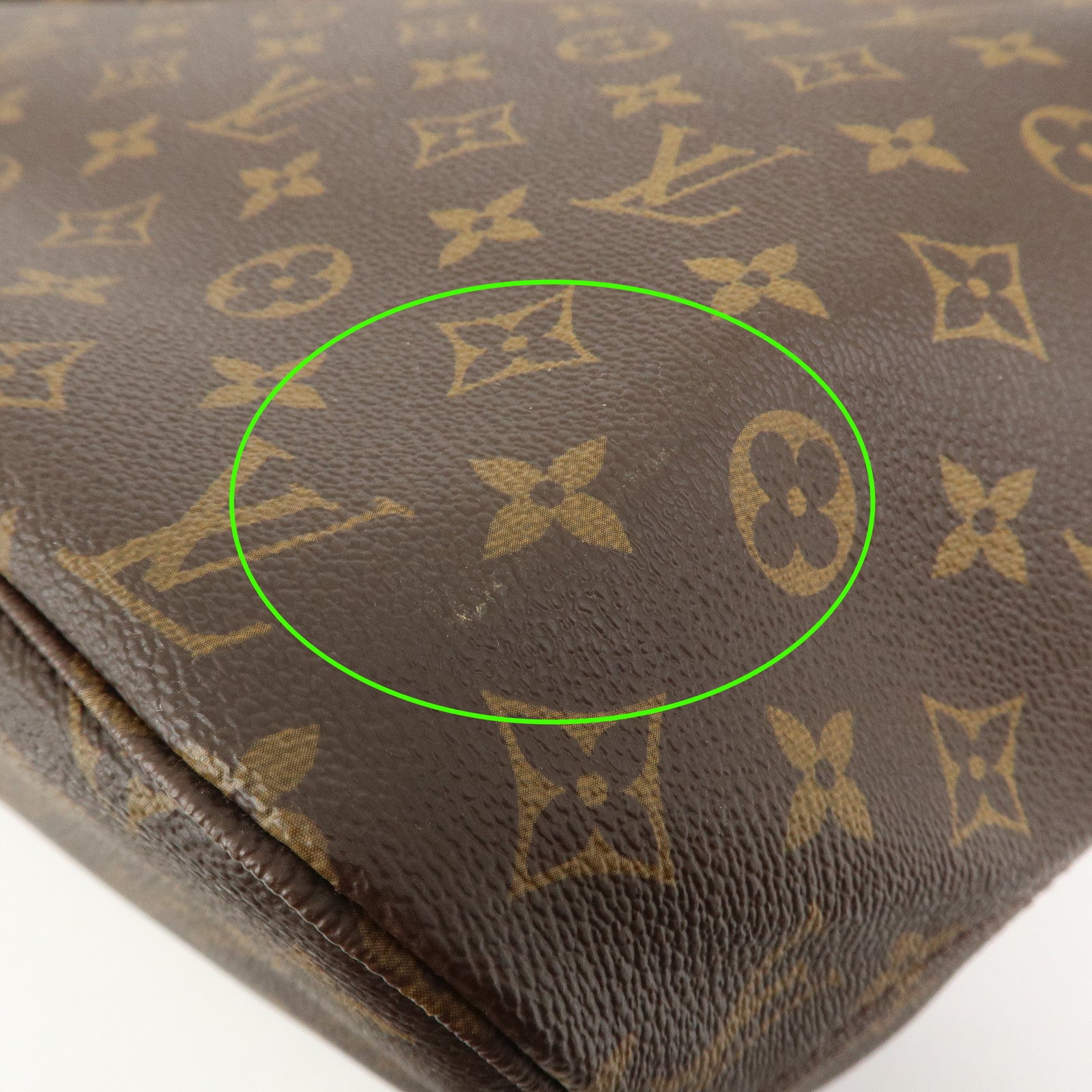 Louis Vuitton Monogram Neverfull MM Tote Bag Brown M40996