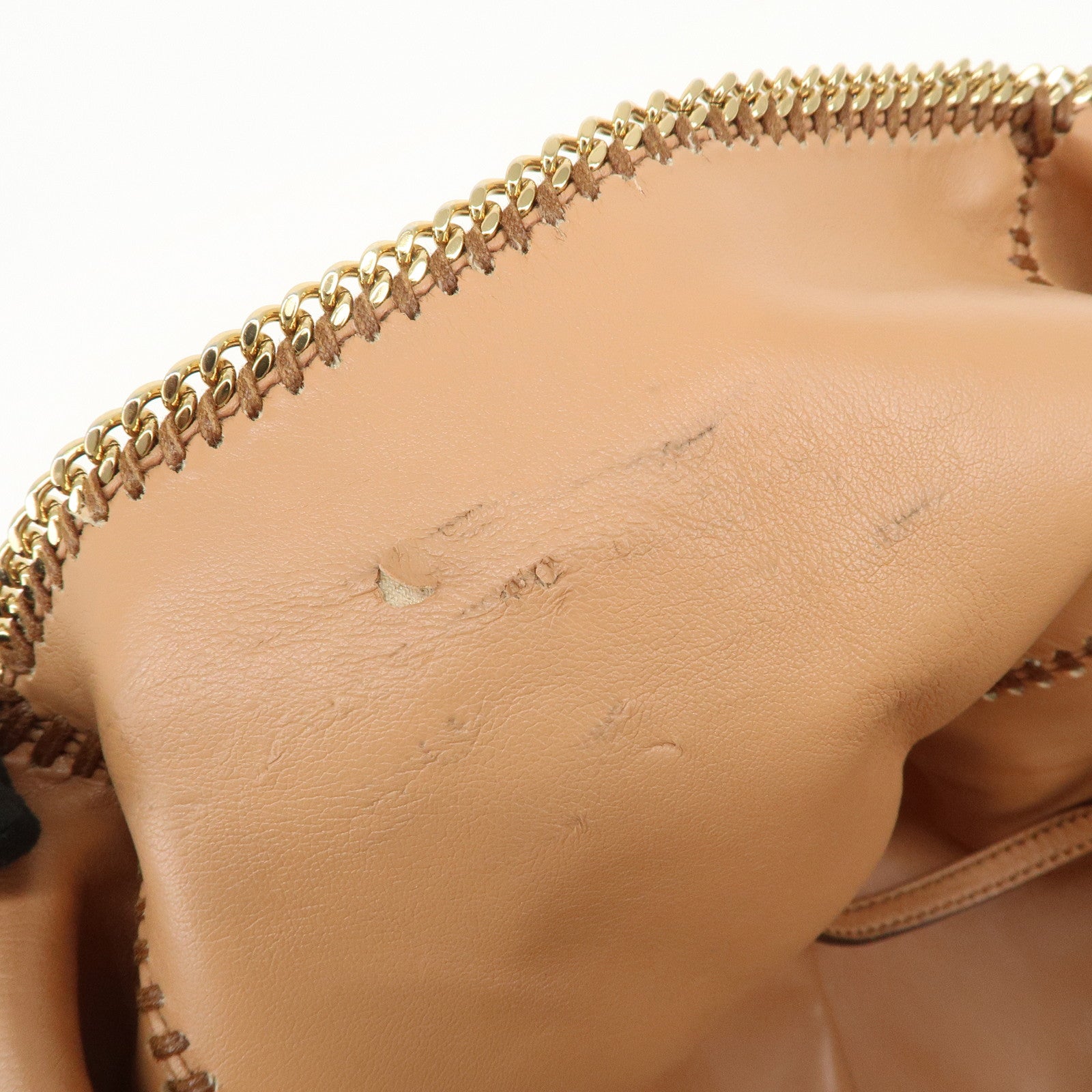 STELLA MCCARTNEY Falabella 2Way Hand Bag Shoulder Bag Plaid