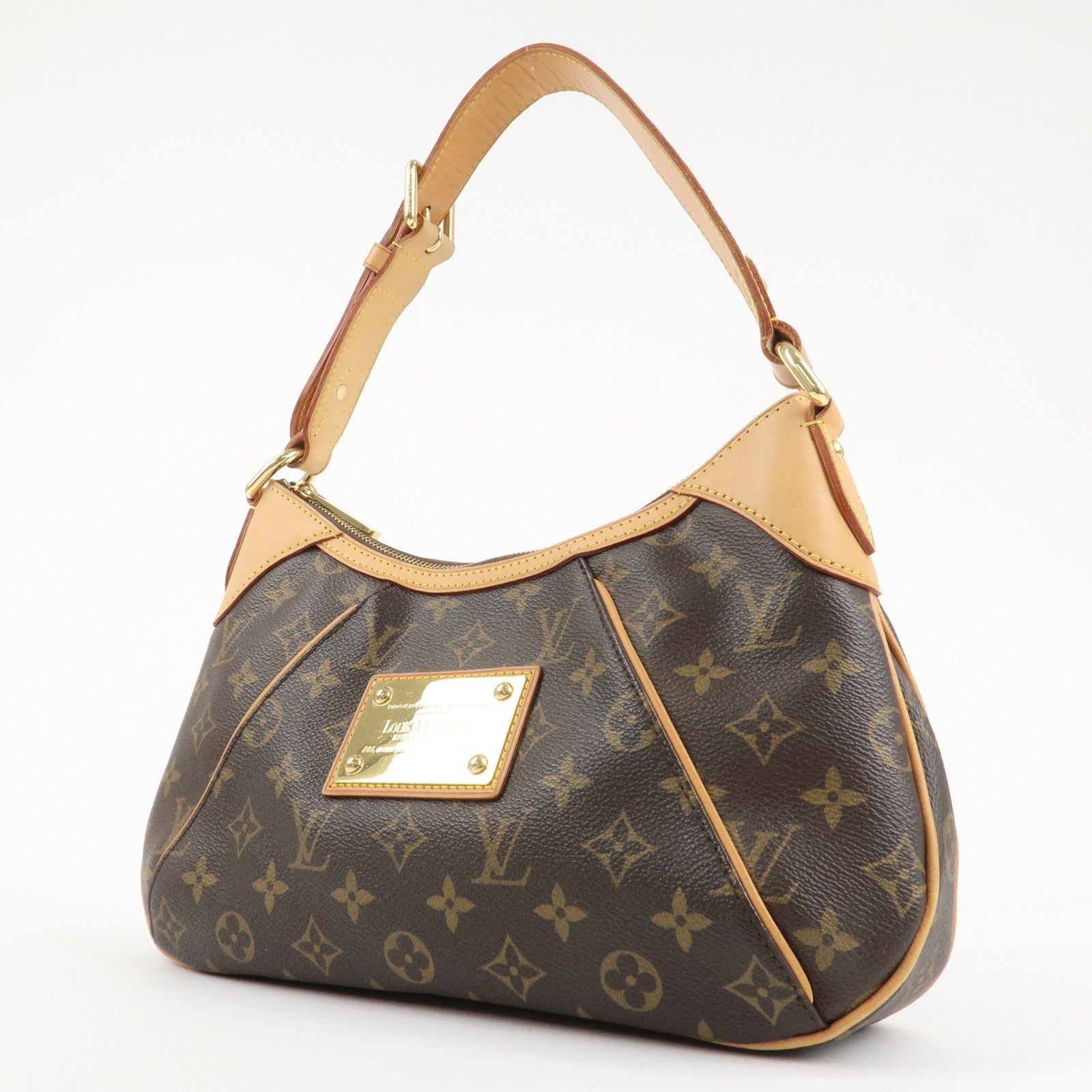 Louis Vuitton Monogram Thames PM Shoulder Bag Brown M56384 Used