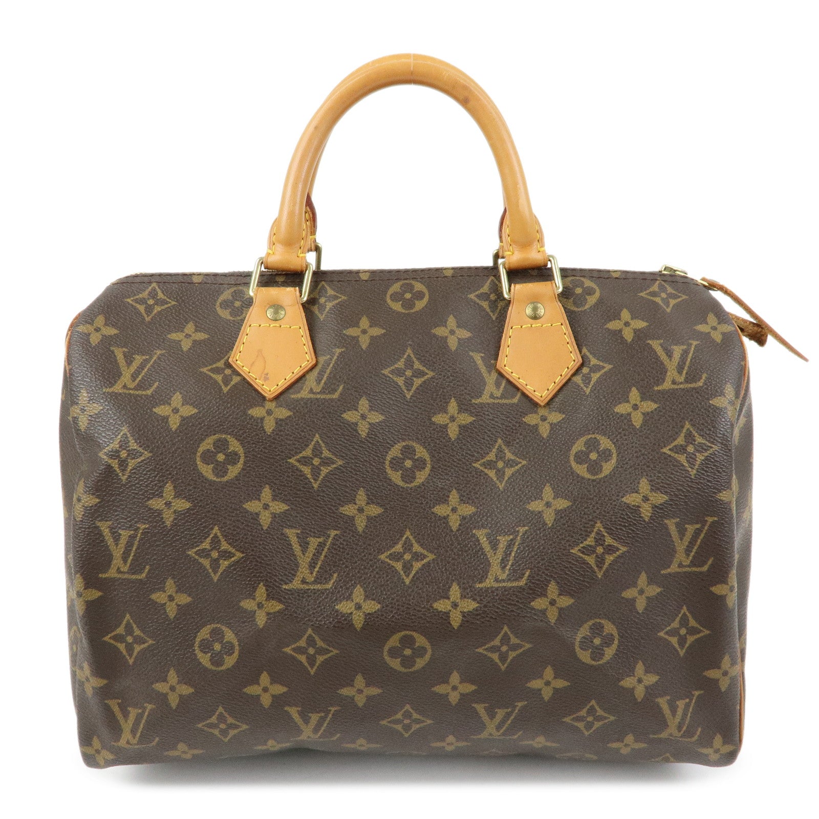 Louis Vuitton Monogram Speedy 30 Boston Bag Hand Bag Brown M41526