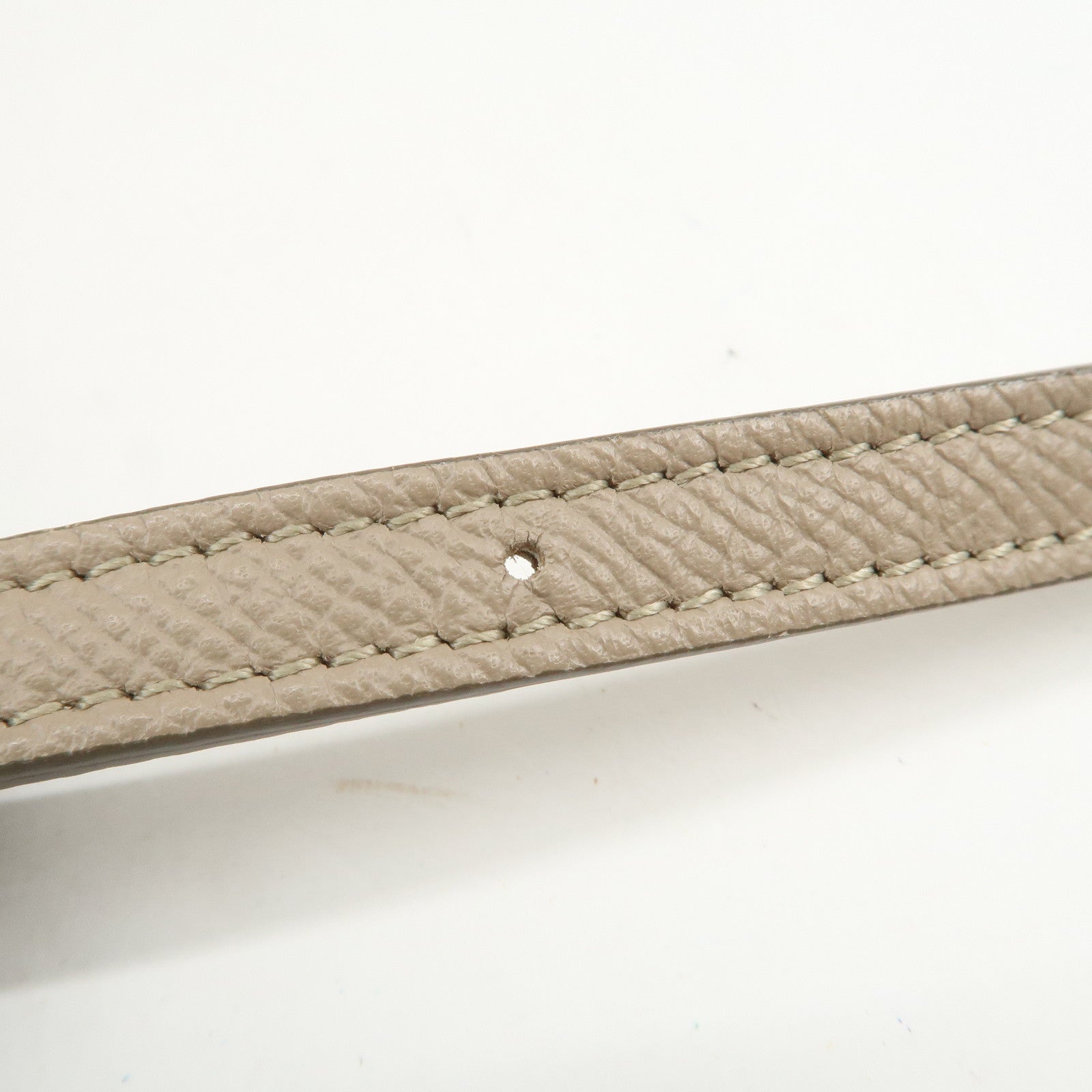 CELINE Belt Bag Leather Nano 2WAY Hand Bag Shoulder Bag Beige