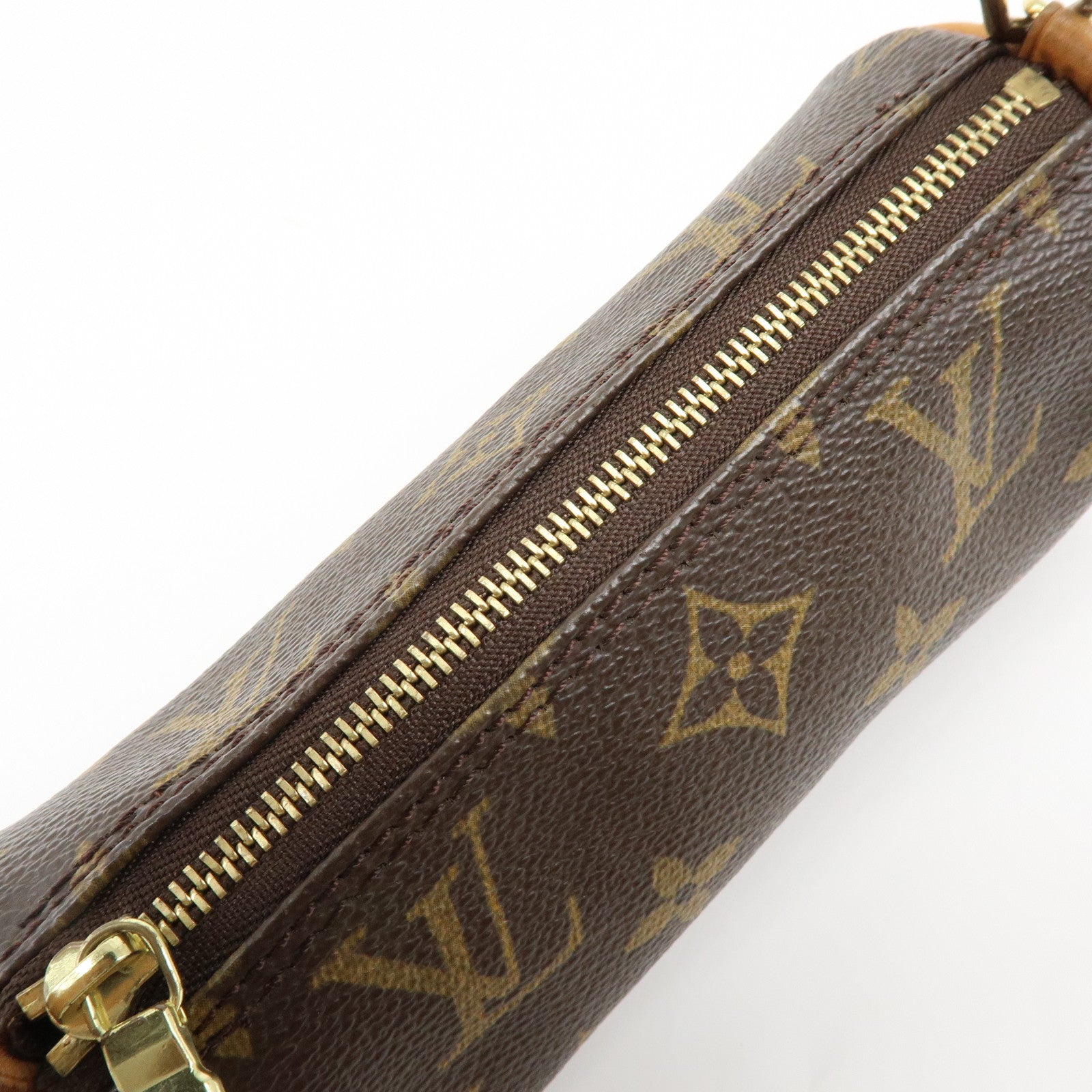 Louis Vuitton Monogram Mini Pouch for Papillon Bag Brown