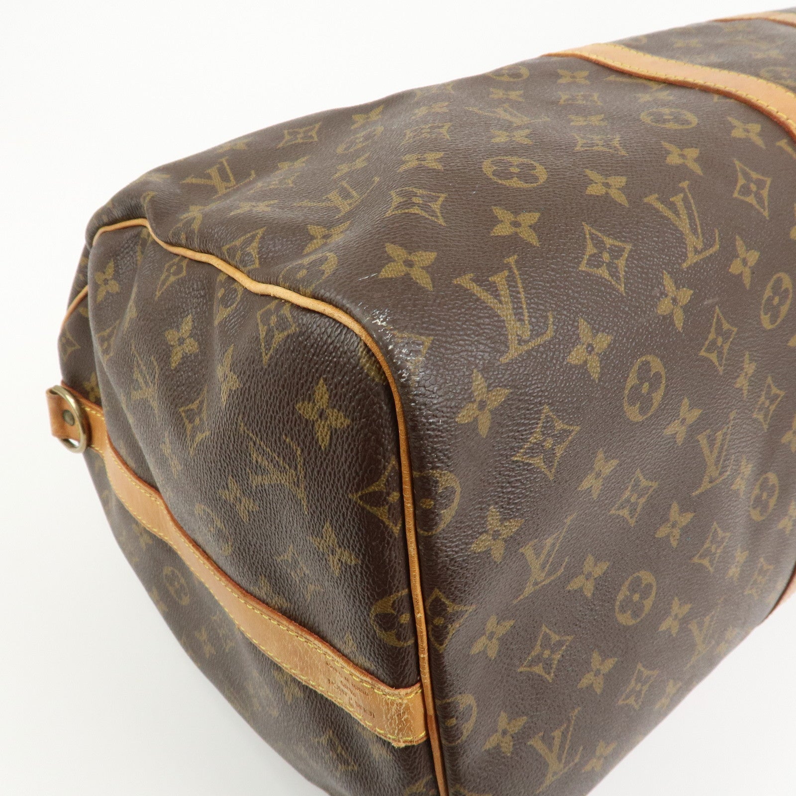 Louis Vuitton Monogram Keep All 55 Bandouliere Boston Bag M56714