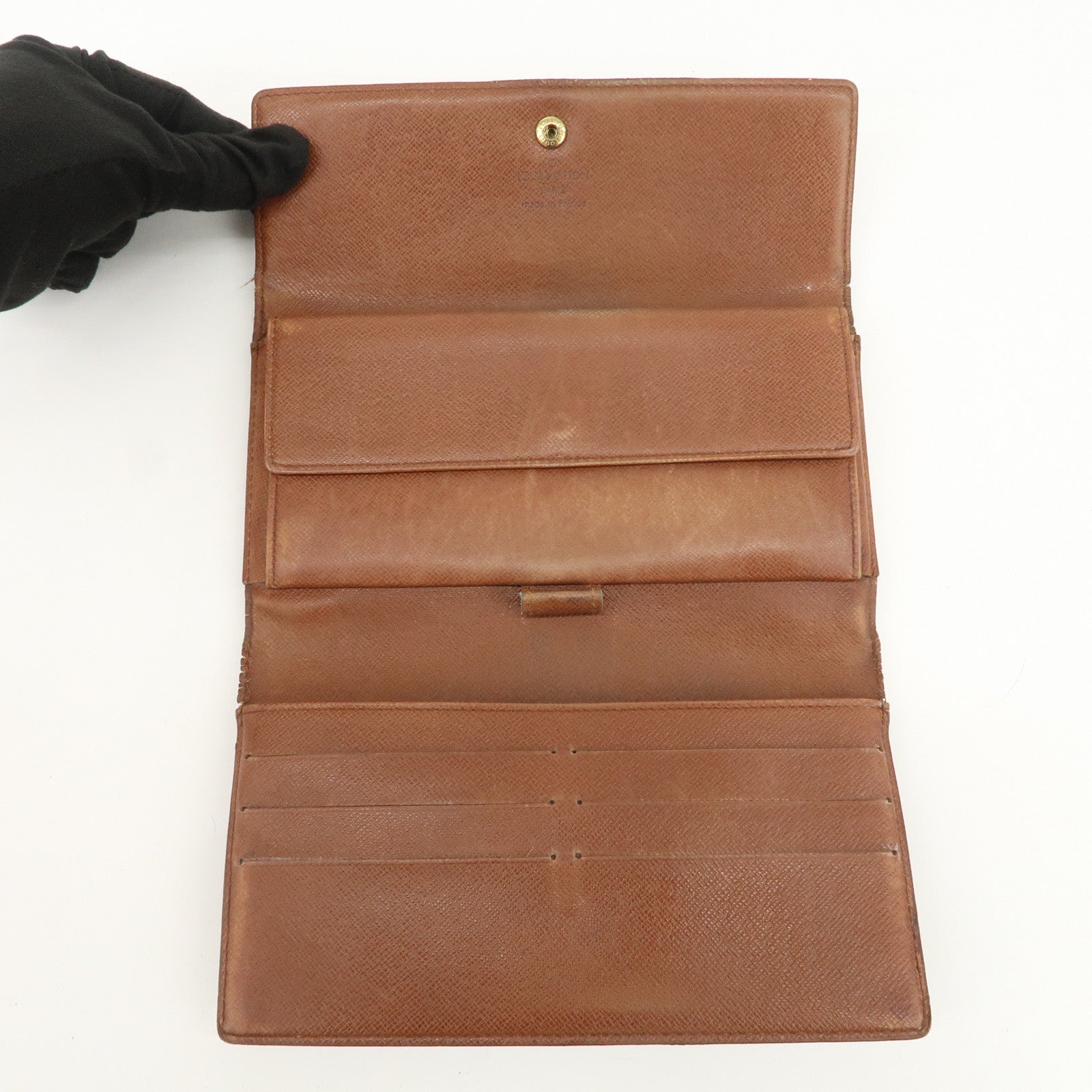 Louis Vuitton Monogram Set of 3 Wallets Brown M61725 M61215 M61200