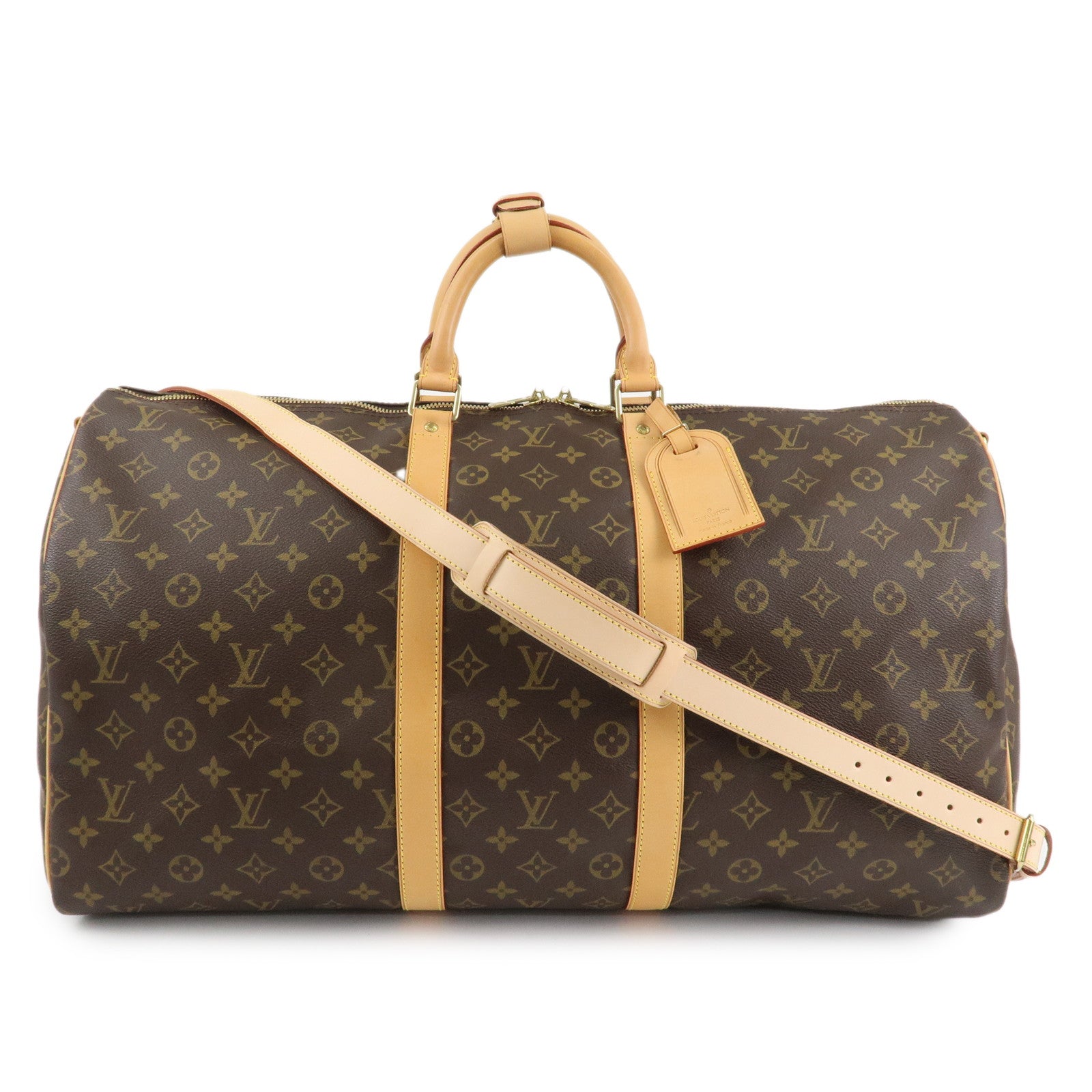 Louis Vuitton Monogram Keep All Bandouliere 55 Boston Bag M41414 Used