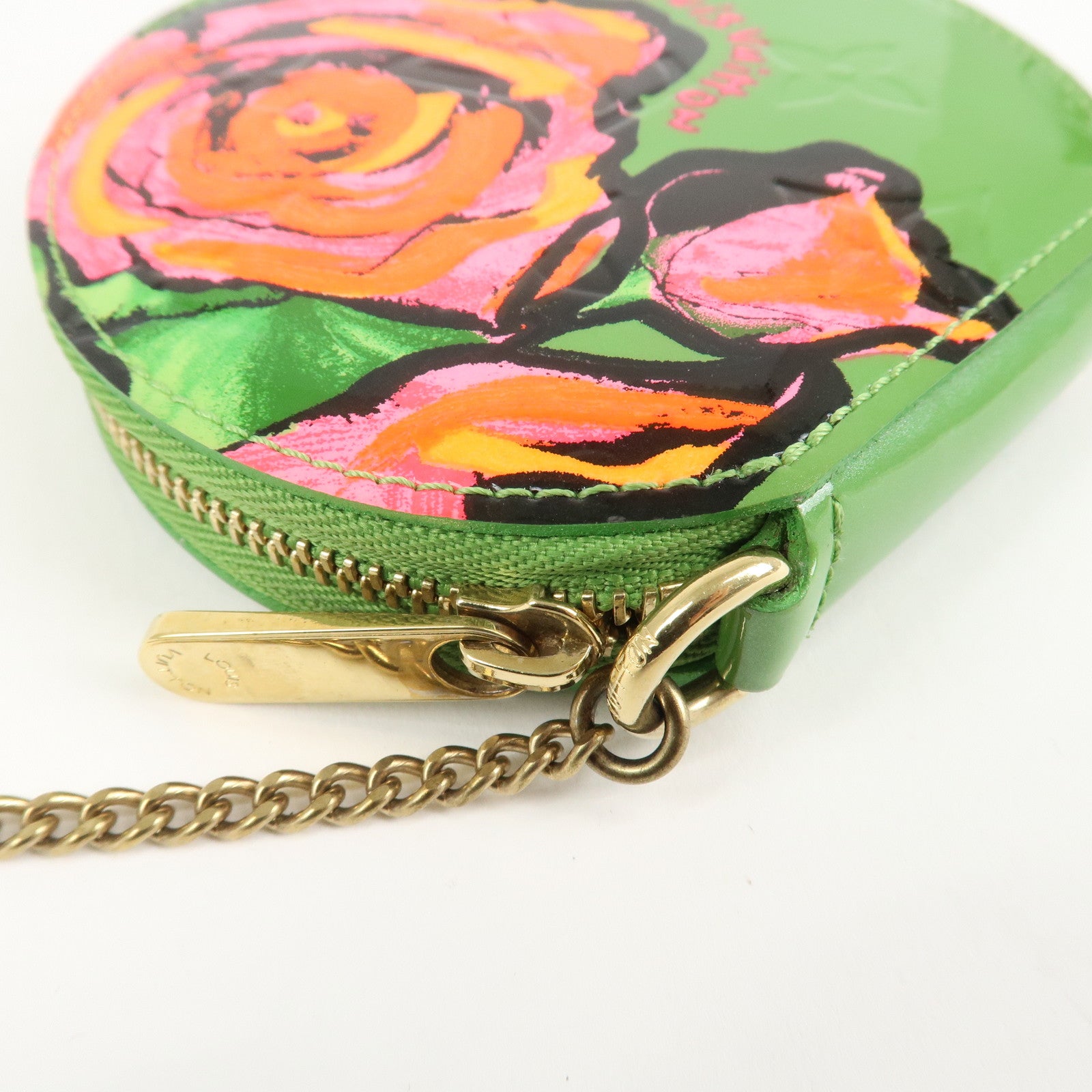 Louis Vuitton Monogram Vernis Porte Monnaie Chapeau Coin Case M93692 Used