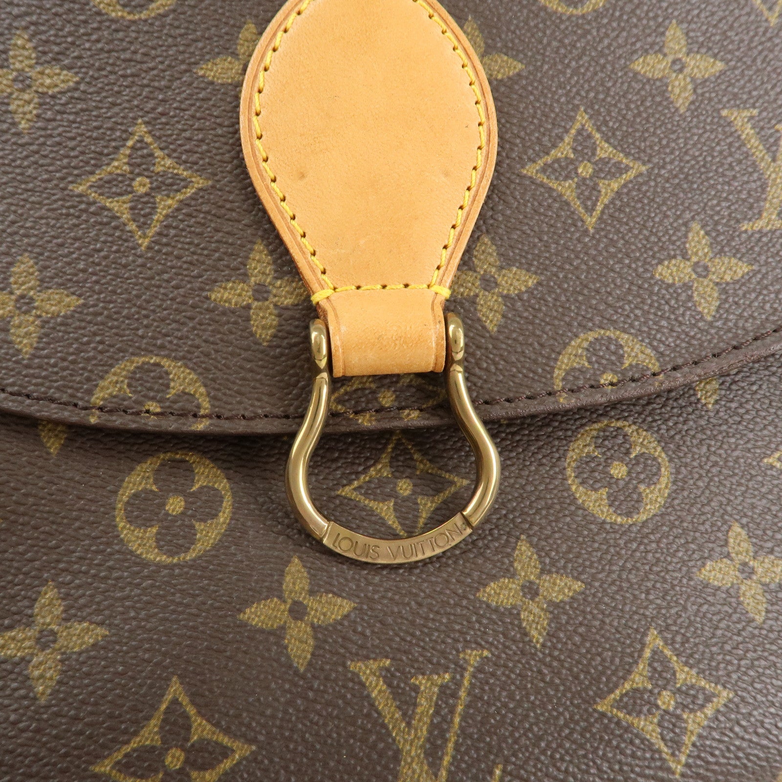 Louis Vuitton Monogram Saint Cloud GM Shoulder Bag Brown M51242 Used
