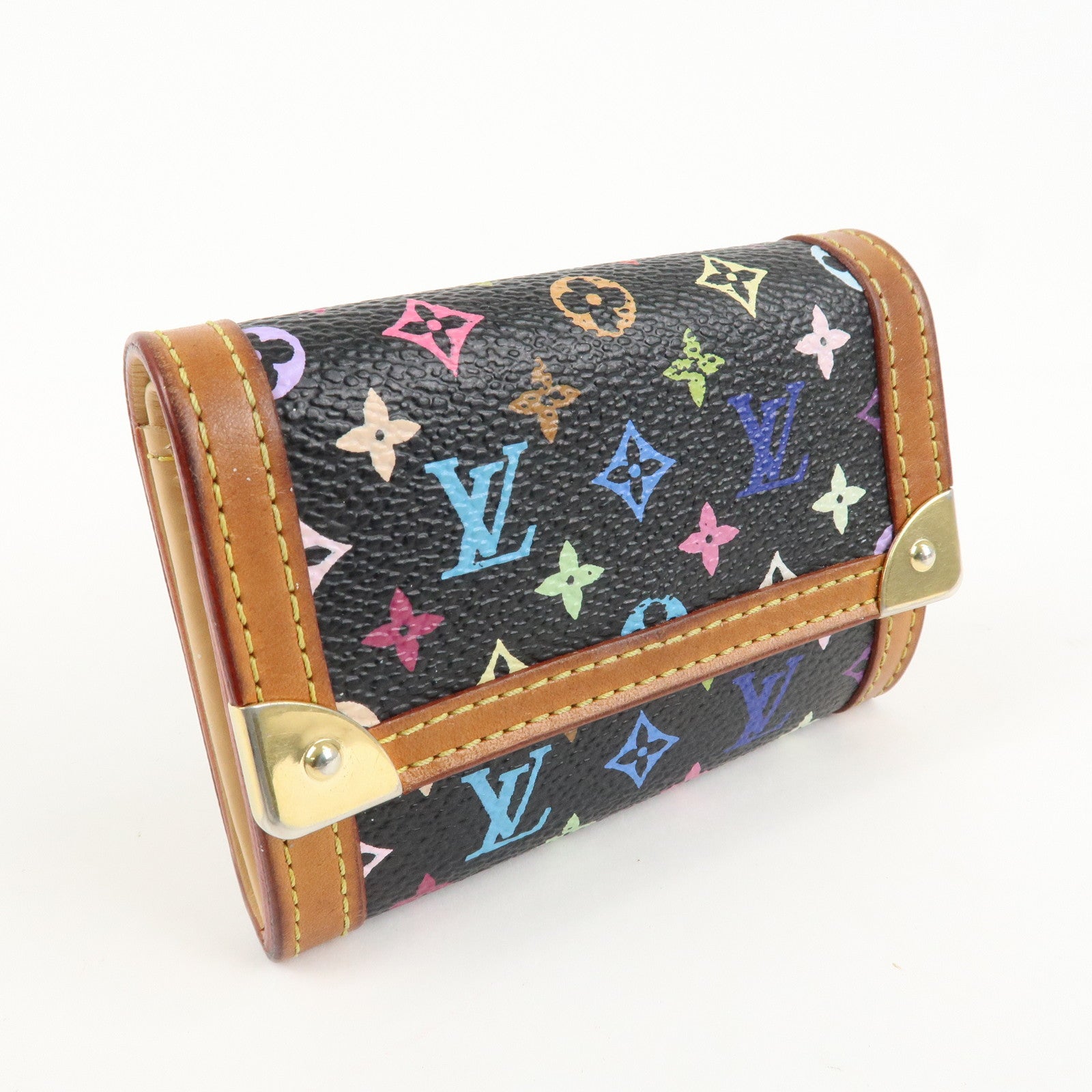 Louis Vuitton Monogram Multicolor Porte Monnaie Plat M92656 Used