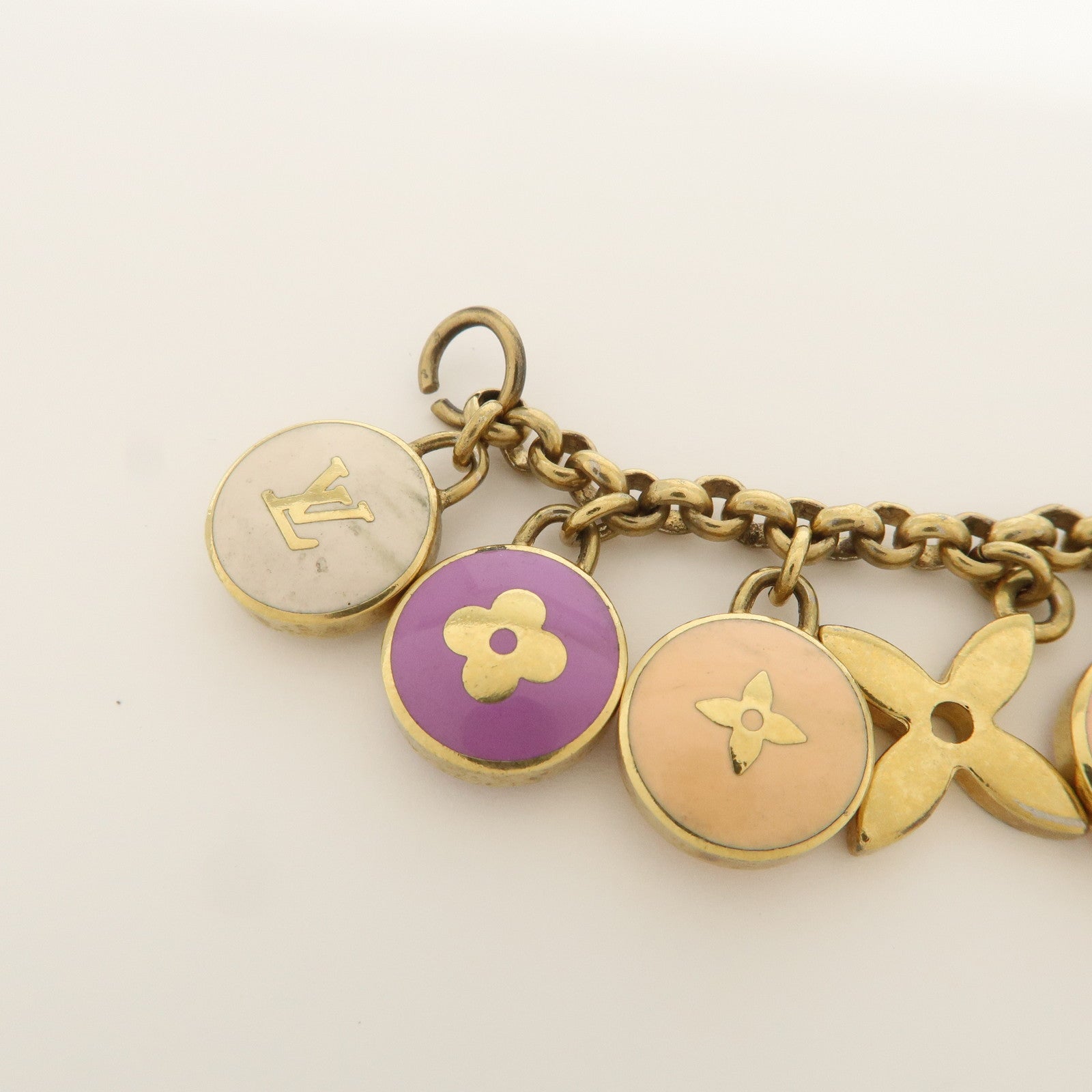 Louis Vuitton Porte Cles Chaine Pastilles Metal Key Chain M66172