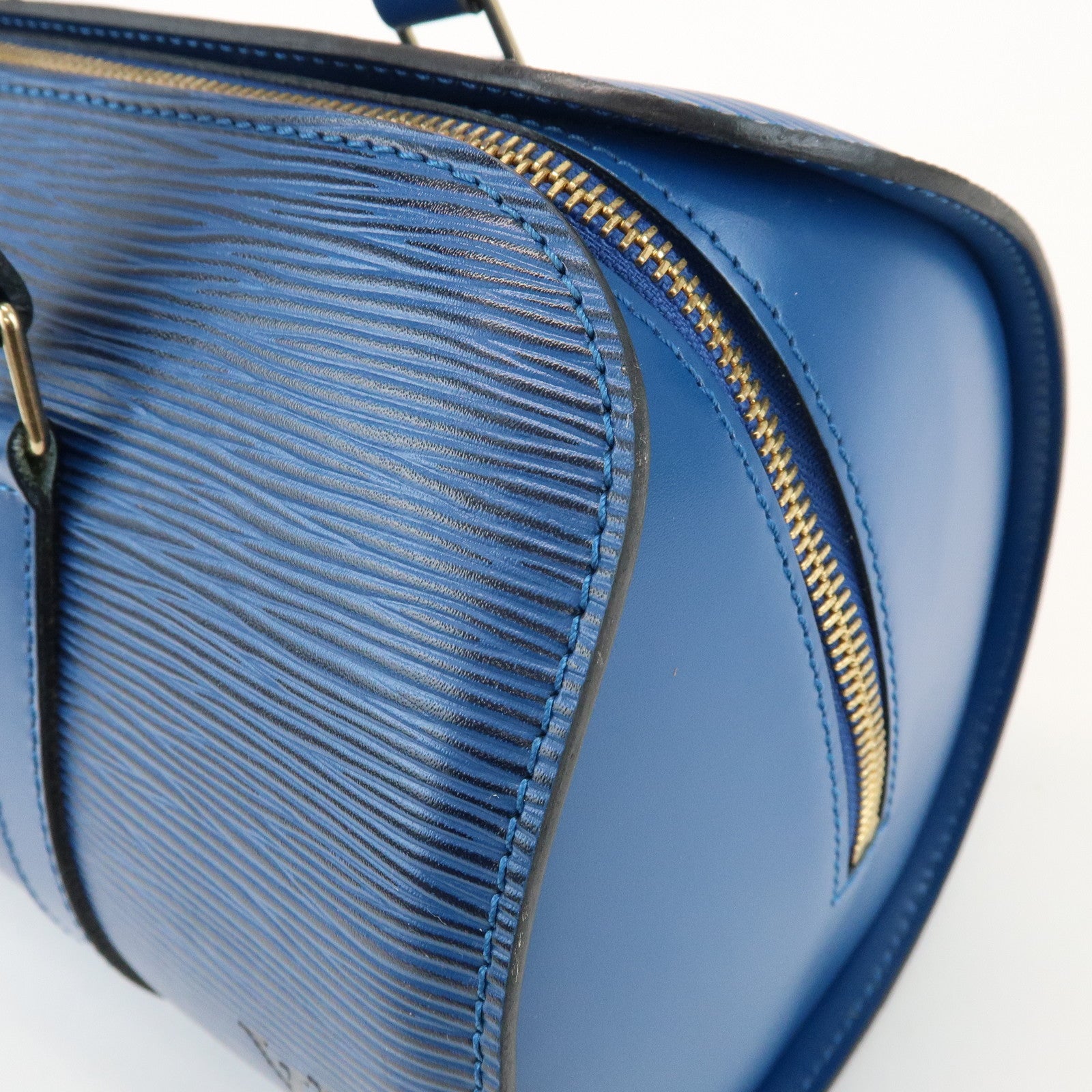 Louis Vuitton Epi Soufflot Shoulder Bag Hand Bag Toledo Blue M52225