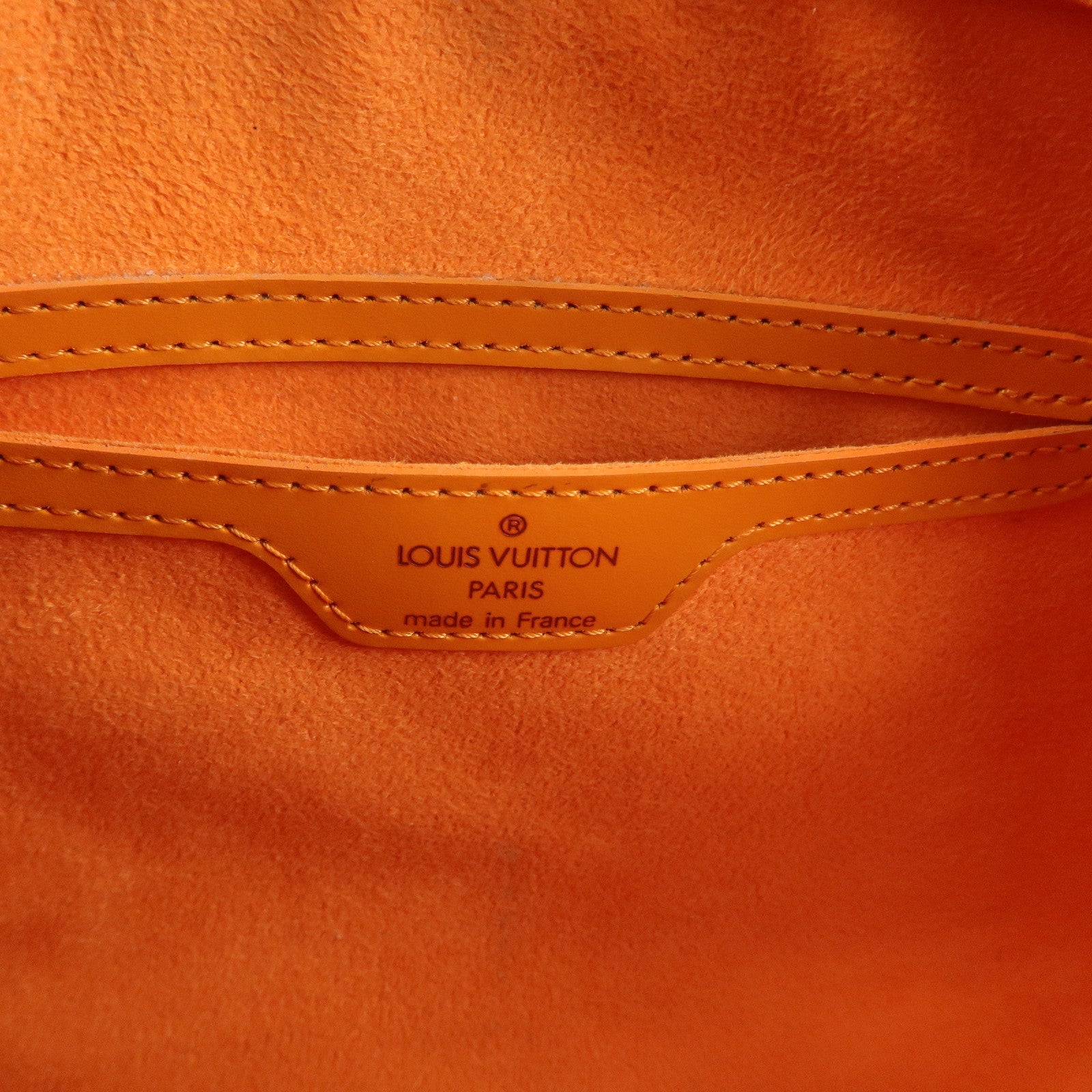 Louis Vuitton Epi Soufflot Hand Bag Mandarin Orange M5222H