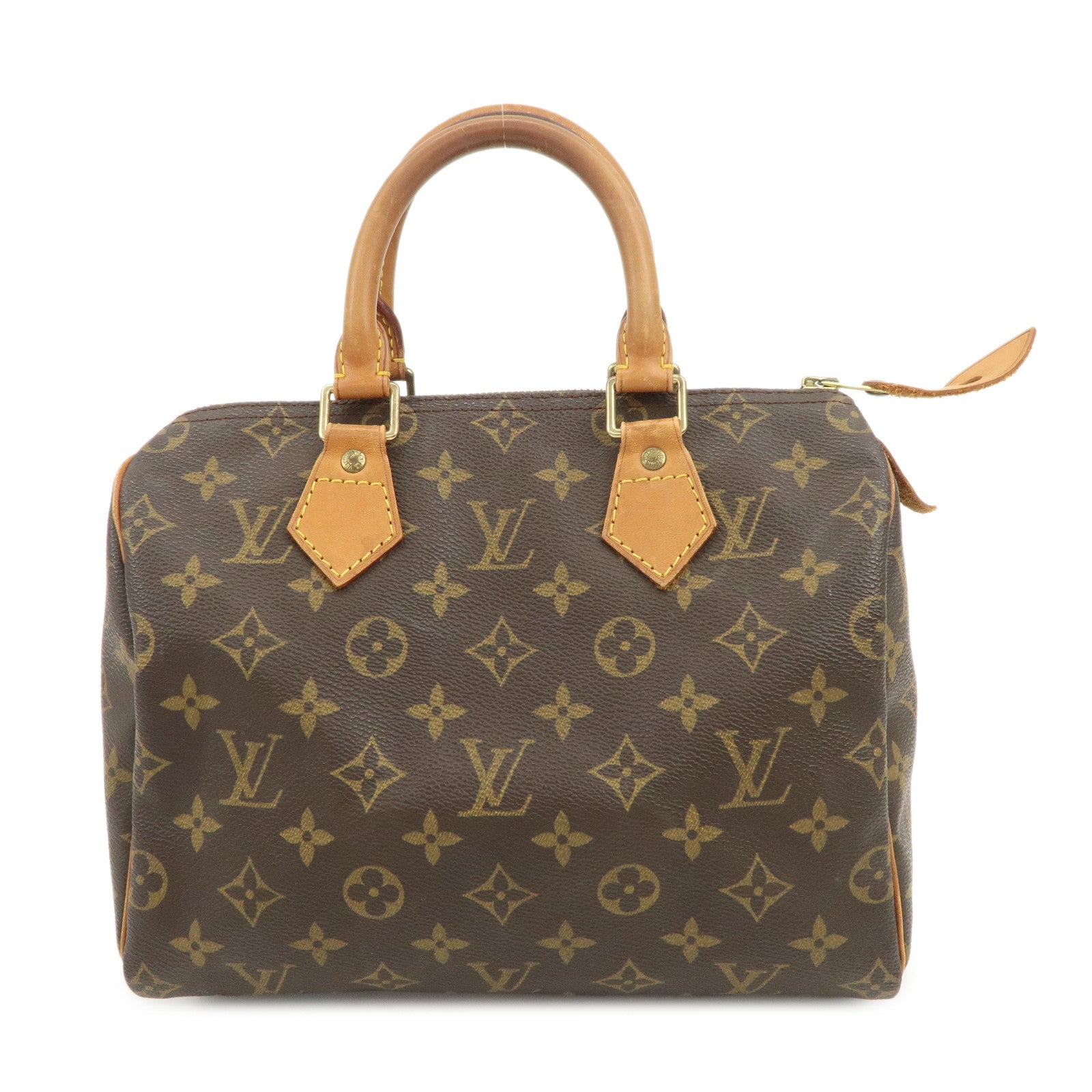 Louis Vuitton Monogram Speedy 25 Boston Bag Hand Bag Brown M41528