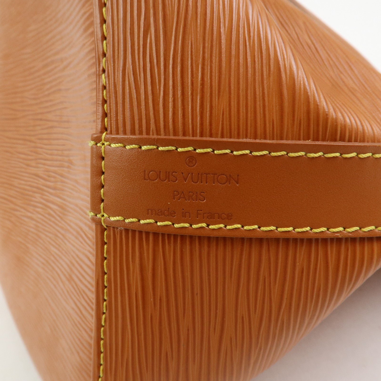 Louis Vuitton Epi Leather Petit Noe Shoulder Bag Zipang Gold M44108