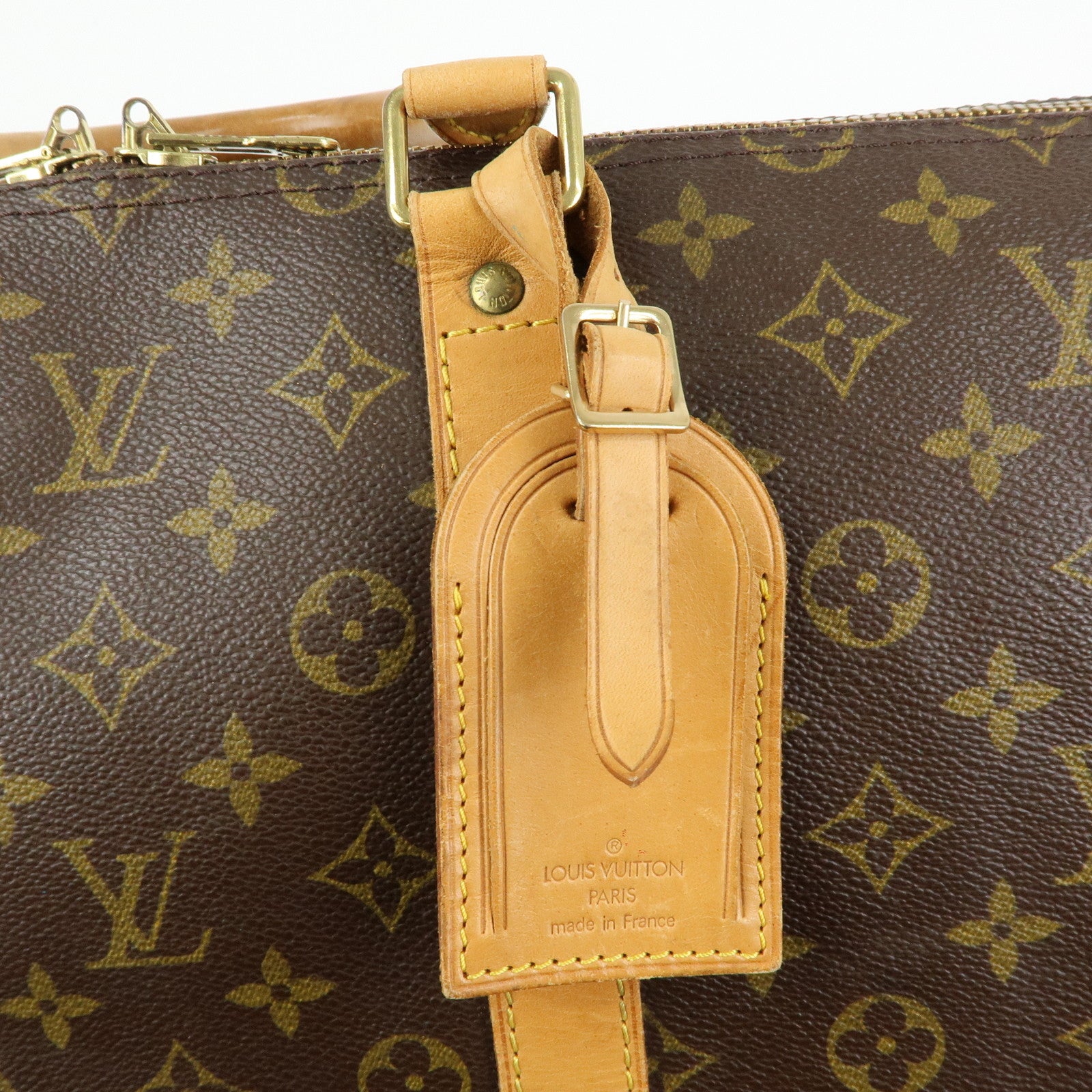 Louis Vuitton Monogram Keep All Bandouliere 55 Boston Bag M41414