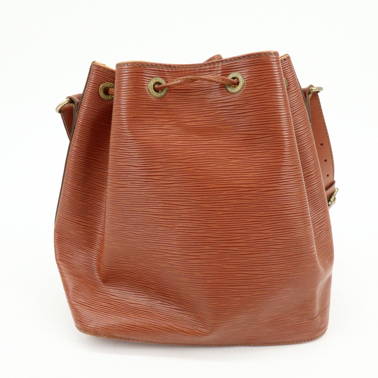 Louis Vuitton Epi Petit Noe Shoulder Bag Kenya Brown M44103