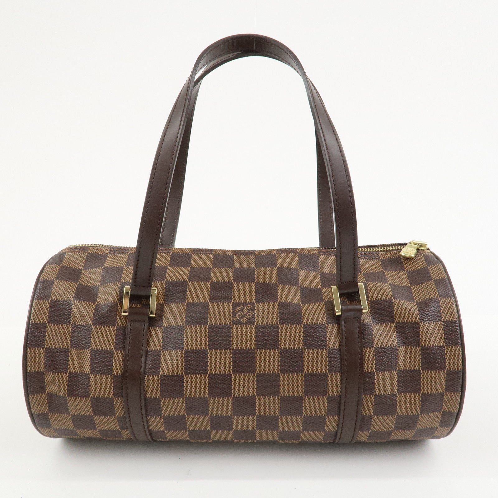 Louis Vuitton Damier Ebene Papillon 30 Hand Bag Brown N51303