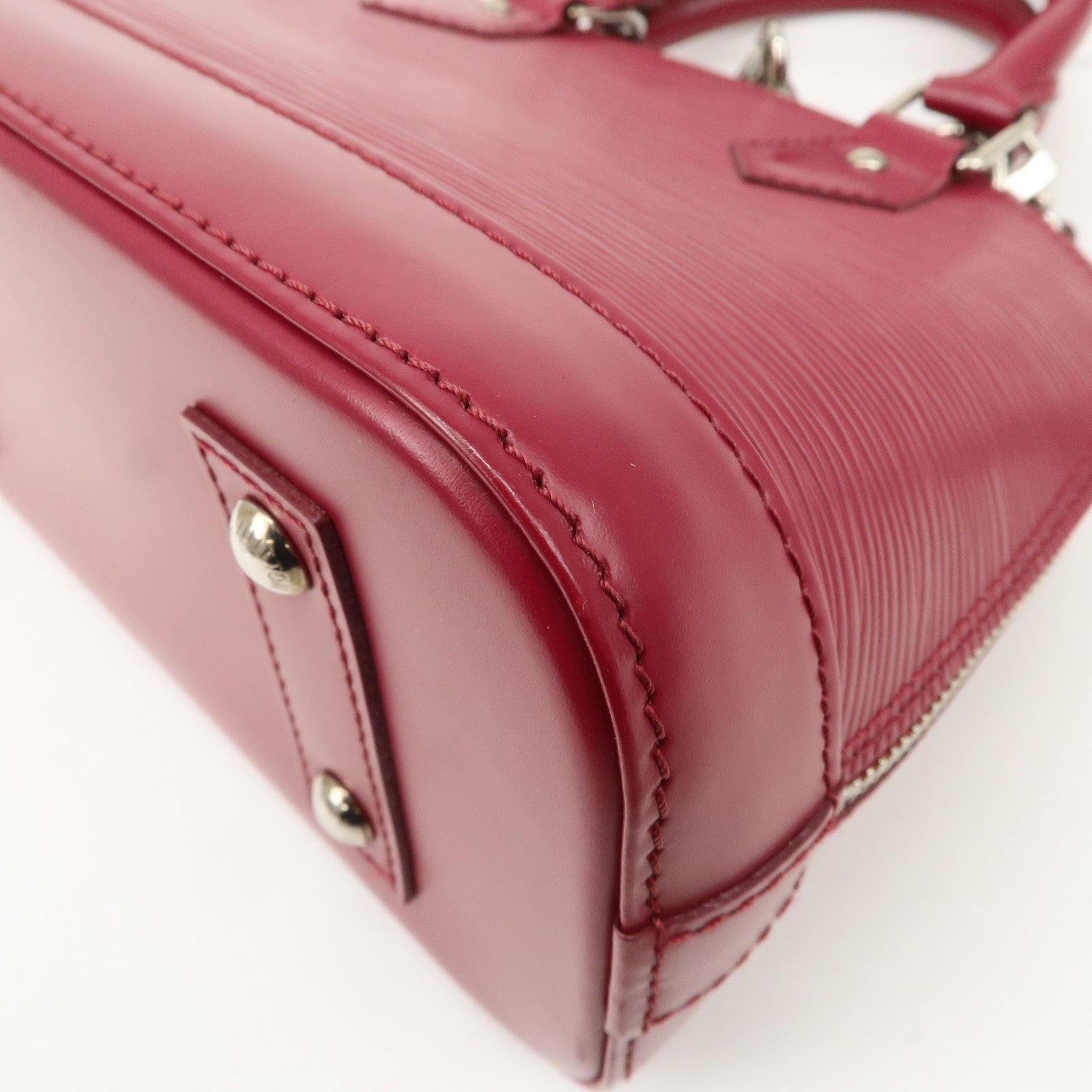 Louis Vuitton Epi Alma BB Hand Bag Shoulder Bag Fuchsia M40851