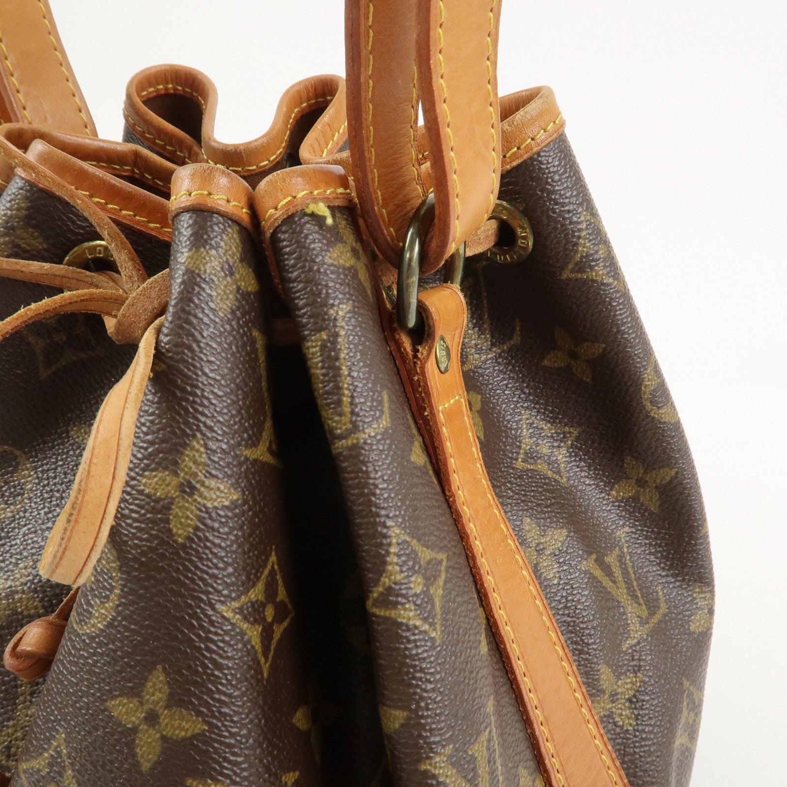 Louis Vuitton Monogram Petit Noe Shoulder Bag Brown M42226