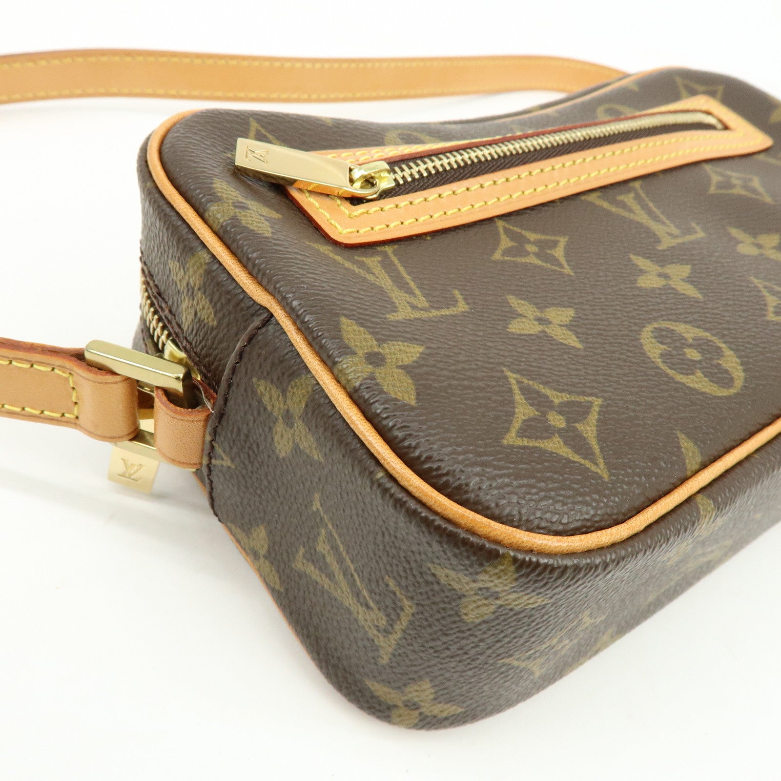 Louis Vuitton Monogram Pochette Cite Shoulder Bag Brown M51183