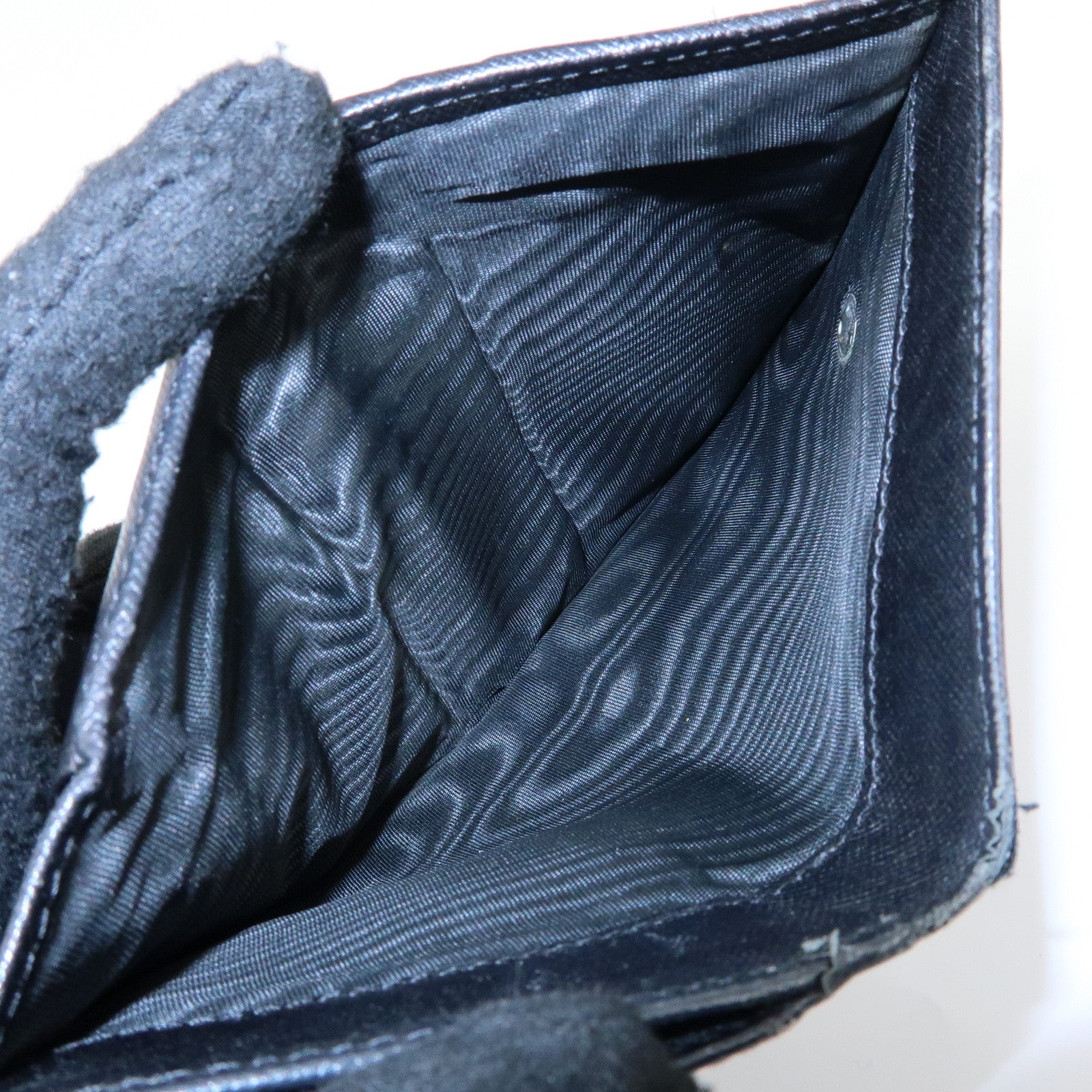 PRADA Triangle Logo Set of 3 Wallet Pouch Black Brown Red