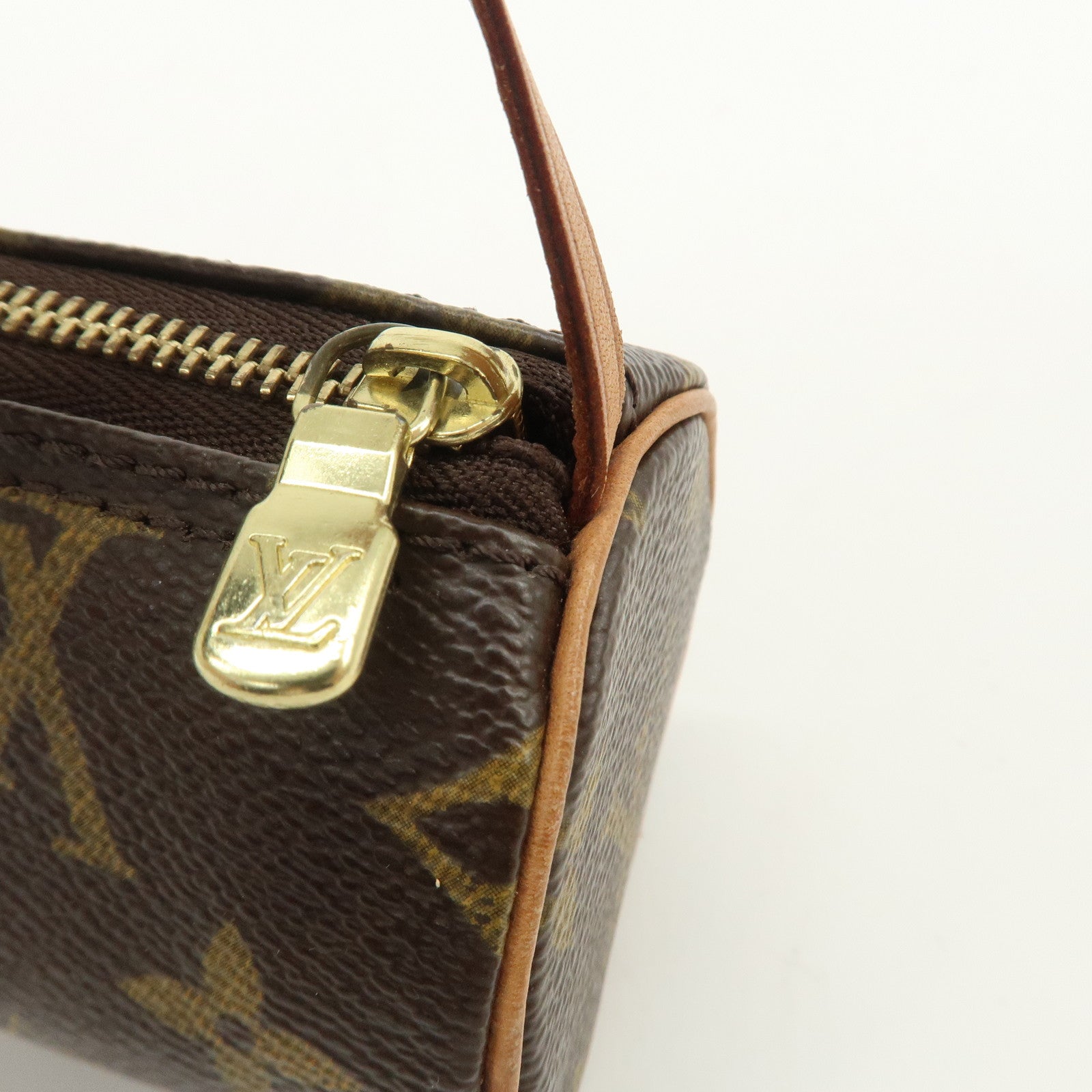 Louis Vuitton Monogram Mini Pouch for Papillon Bag New Style Brown