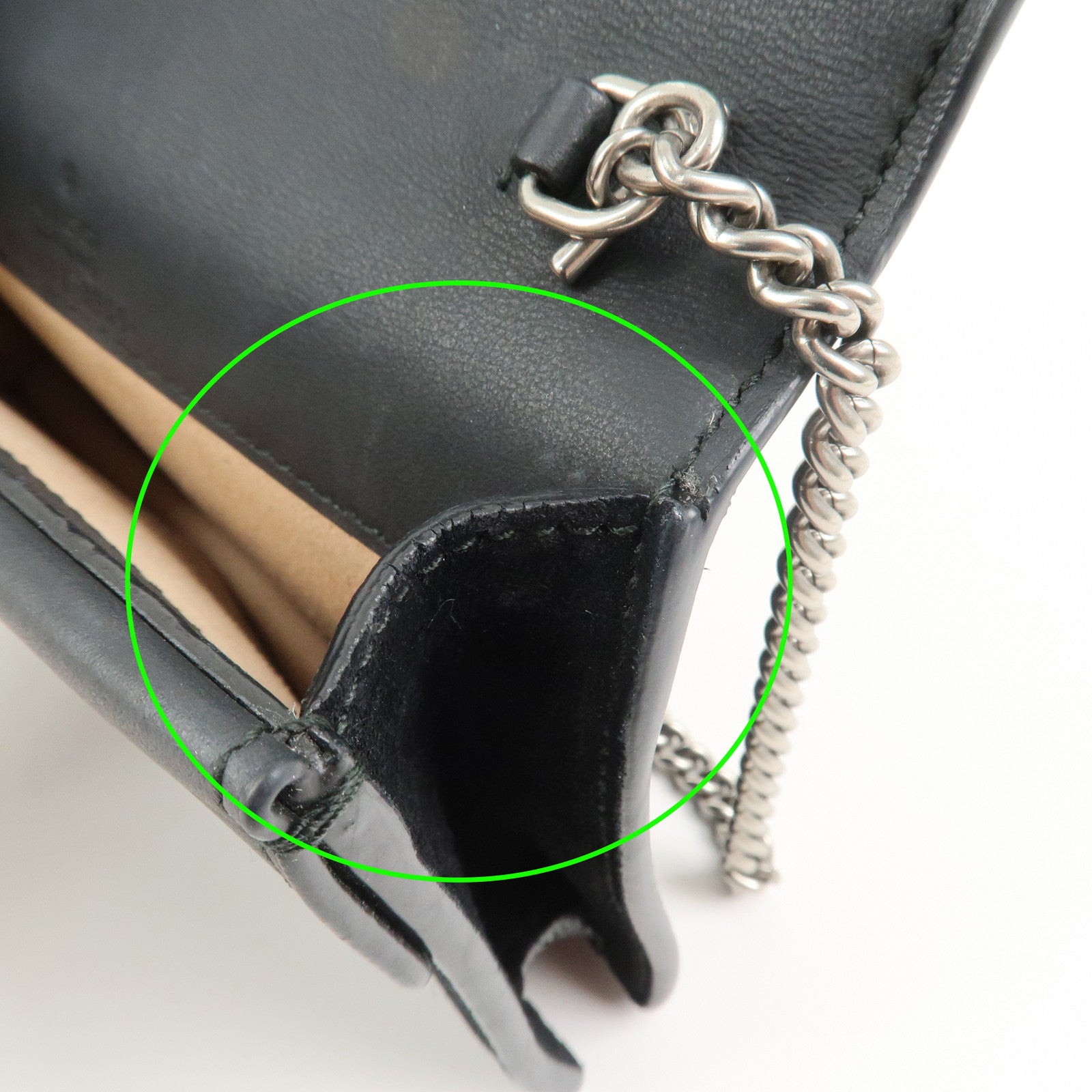 GUCCI Dionysus Super Mini Bag Leather Chain Shoulder Bag 476432