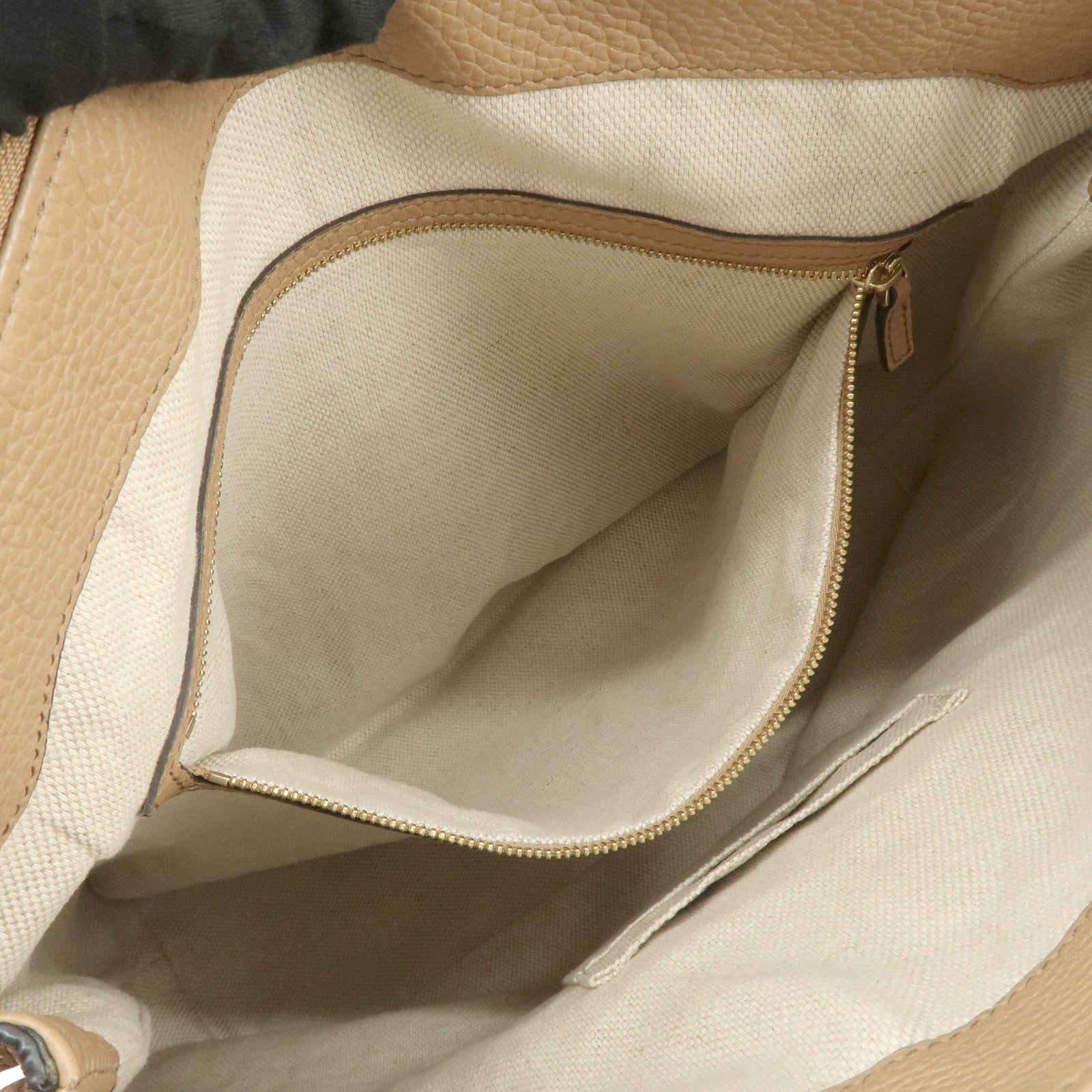 GUCCI SOHO Leather 2Way Bag Shoulder Bag Beige 408825