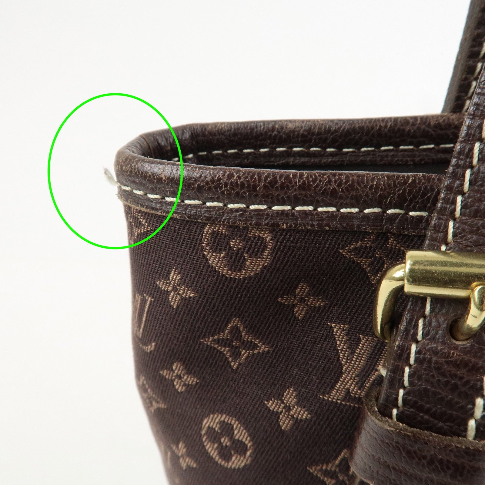 Louis Vuitton Monogram Idylle Mini Lin Bucket PM Hand Bag M95226