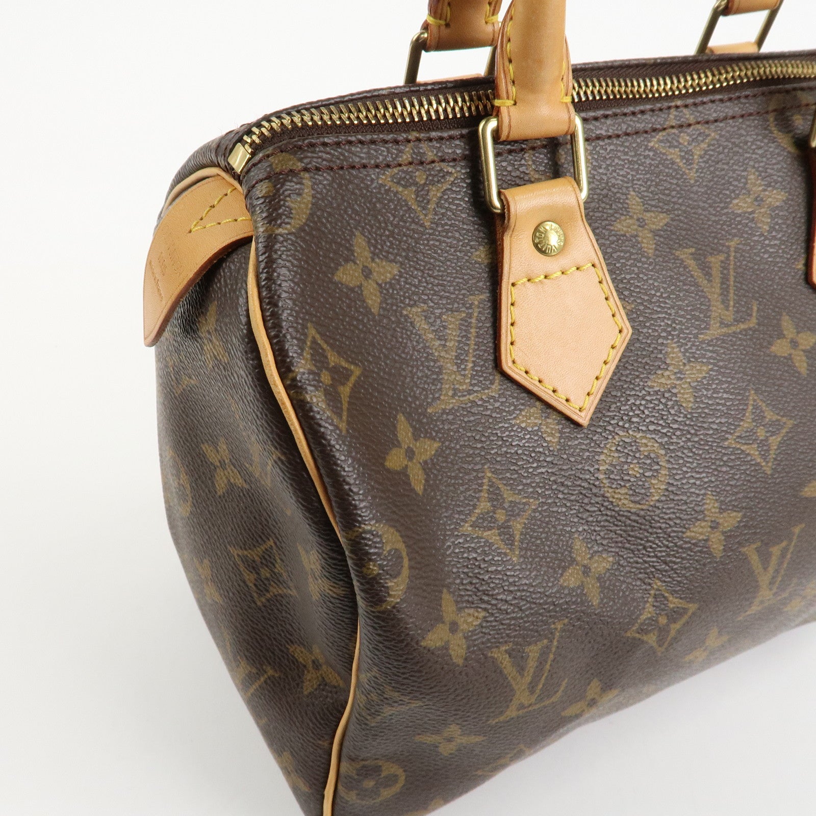 Louis Vuitton Monogram Speedy 25 Hand Bag Boston Bag M41528 Used