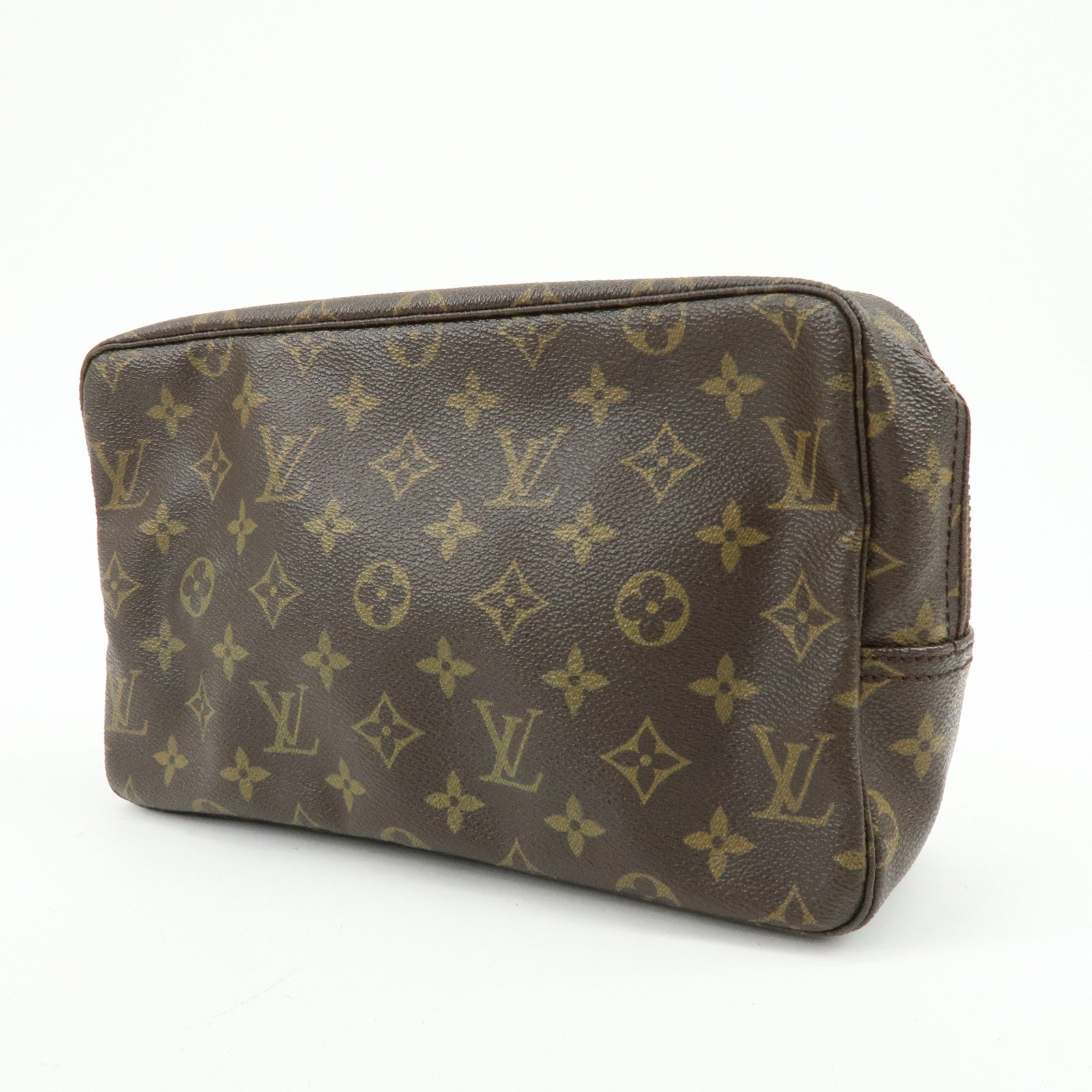 Louis Vuitton Monogram Trousse Toilette 28 Pouch Brown M47522