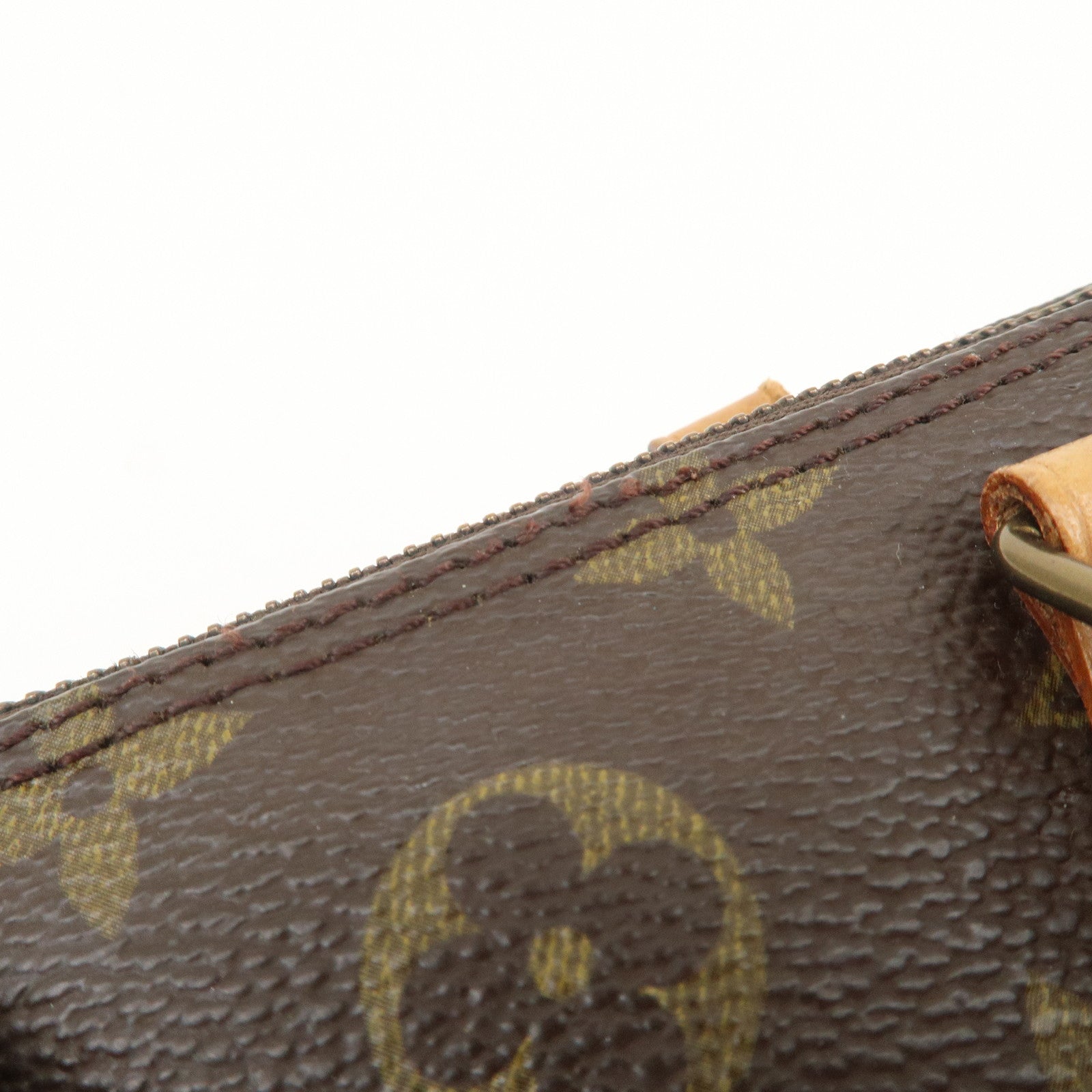 Louis Vuitton Monogram Mini Speedy Hand Bag Boston Bag Brown M41534