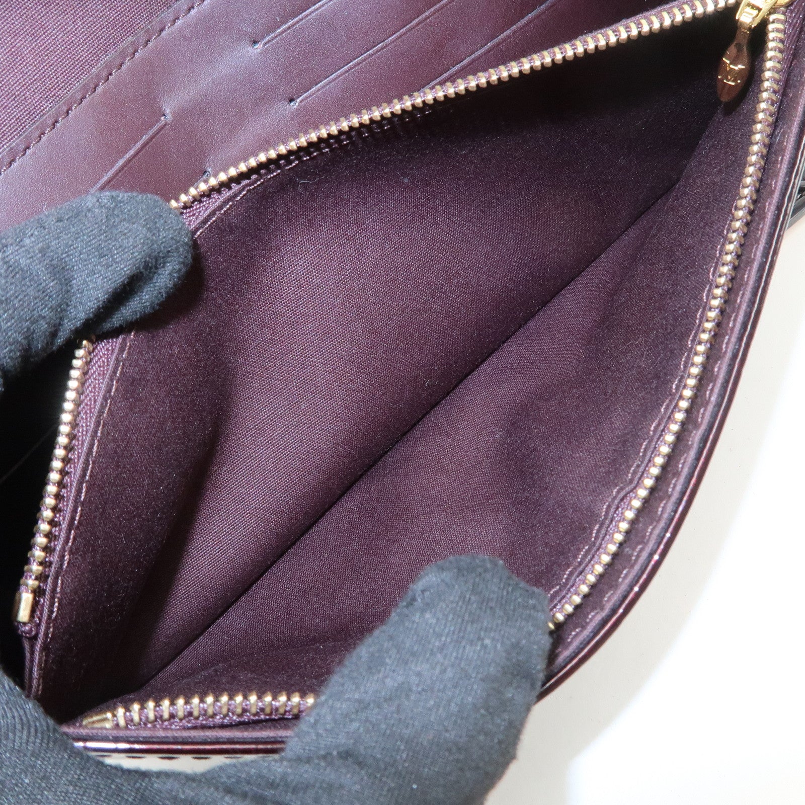 Louis Vuitton Monogram Vernis Sunset Boulevard Hand Bag M93542