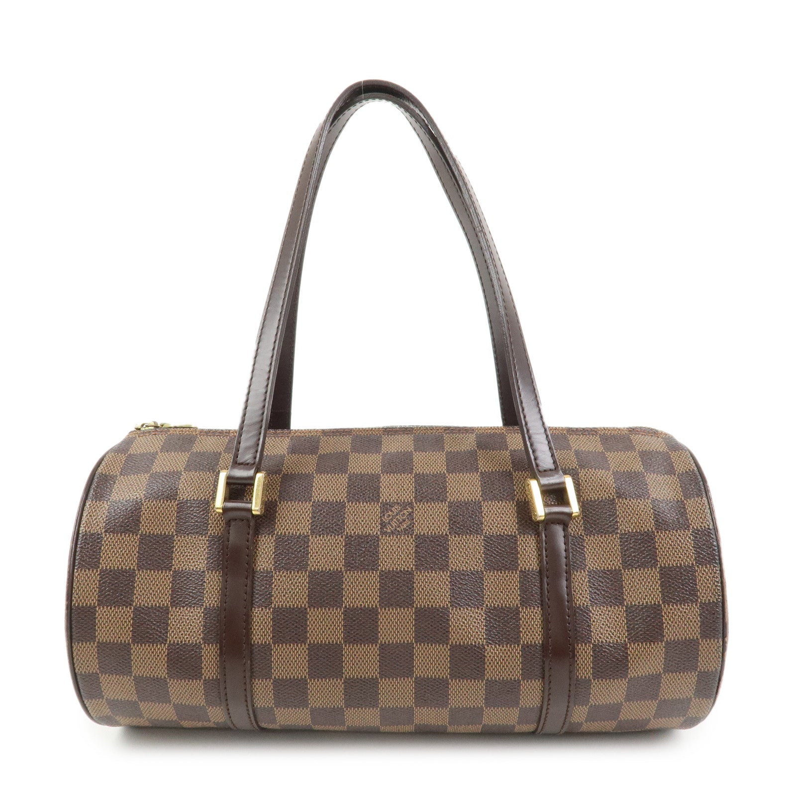 Louis Vuitton Damier Ebene Papillon 30 Hand Bag Brown N51303