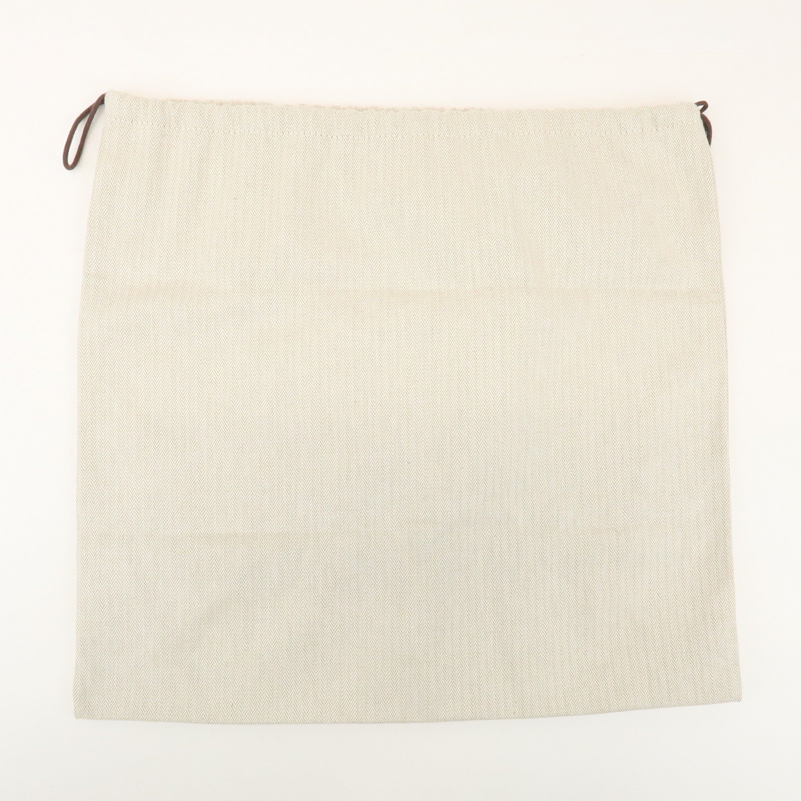 HERMES Set of 7 Drawstring Style Dust Bag Storage Bag Beige