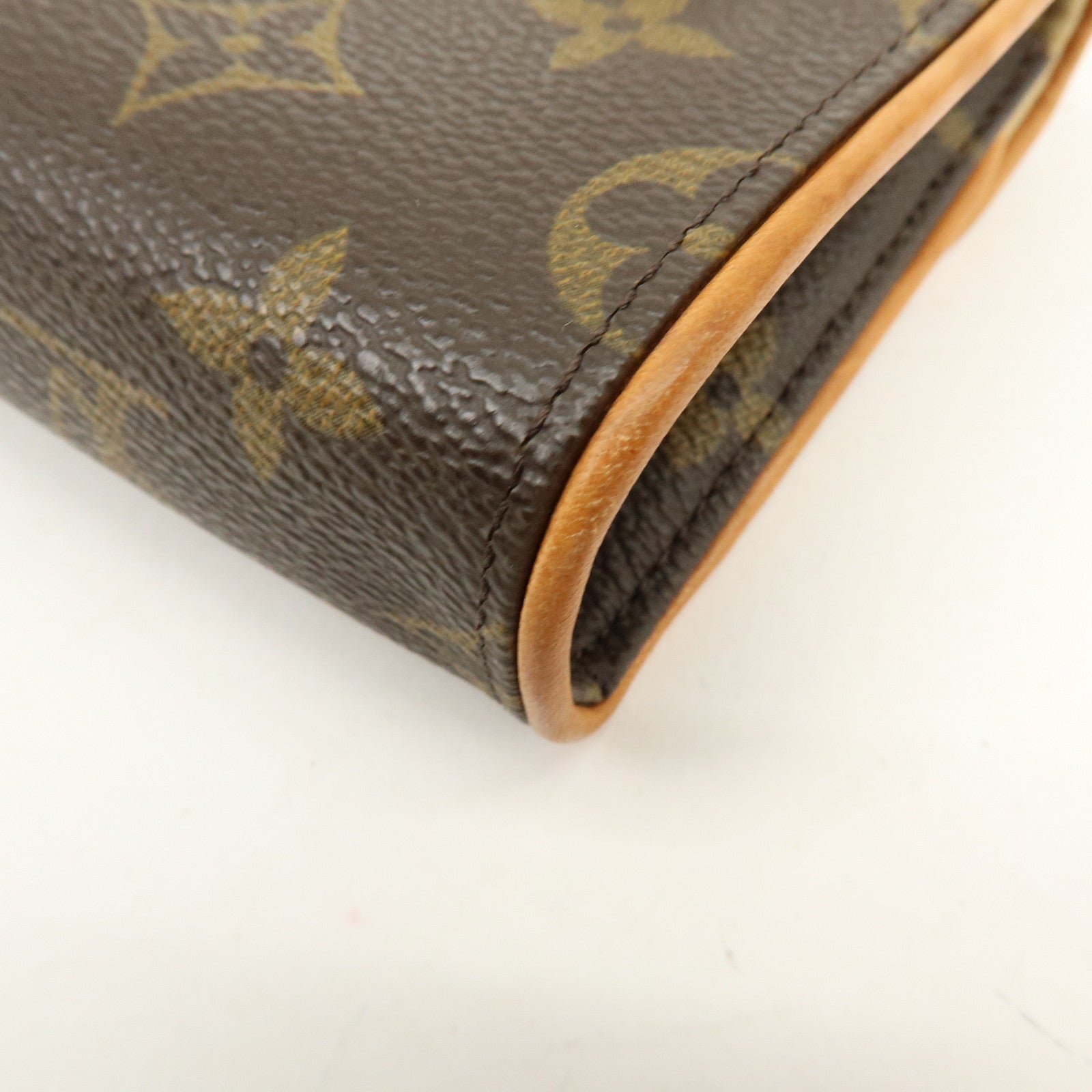 Louis Vuitton Monogram Pochette Florentine Waist Bag Belt XS M51855