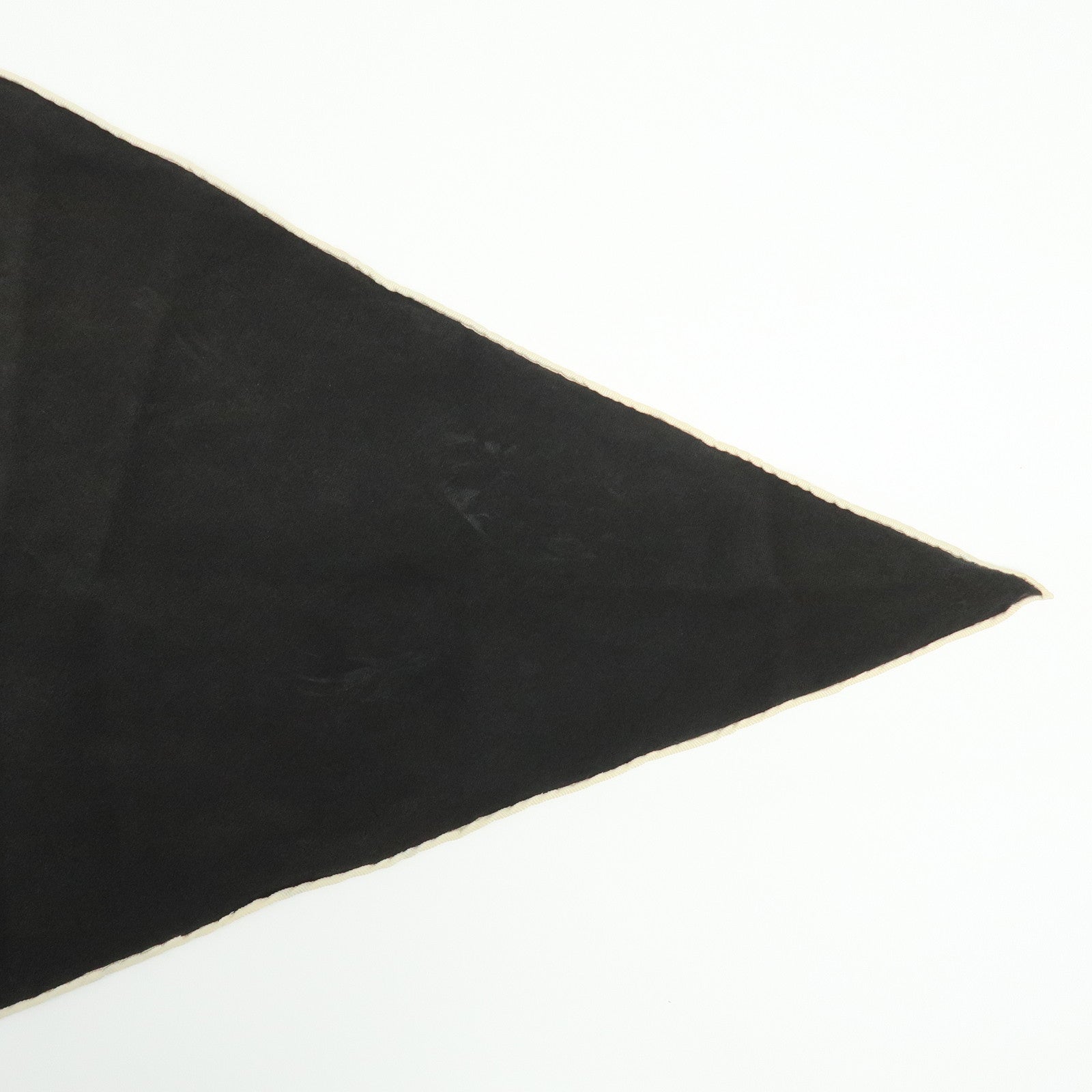 HERMES Losange Silk 100% Scarf Ex‑Libris Diamond Shape Black