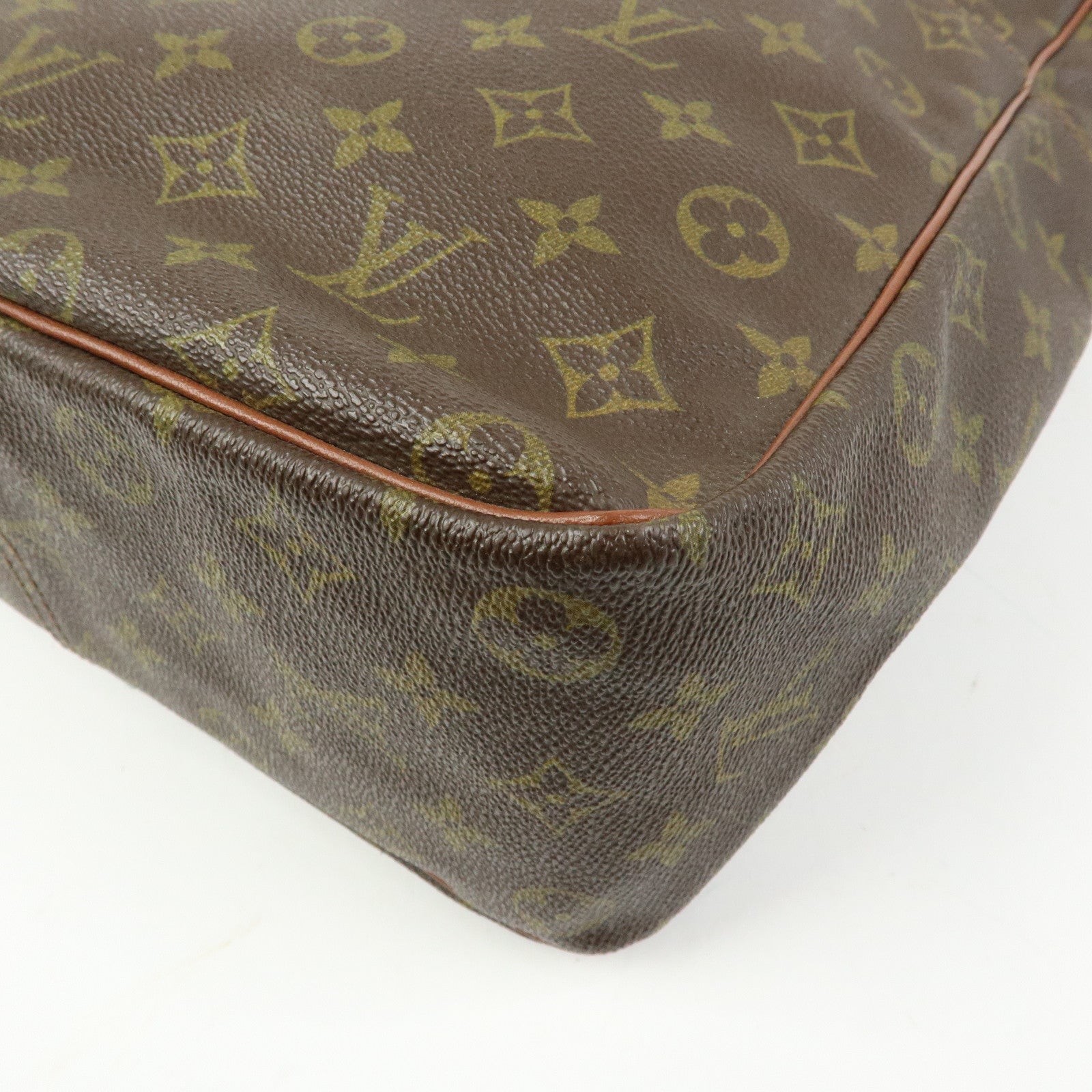 Louis Vuitton Monogram Canvas Leather Shoulder Bag Crossbody Bag
